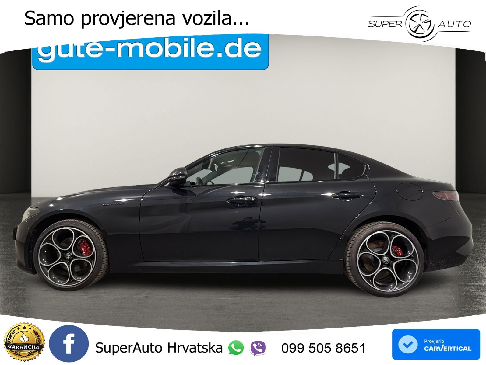 Alfa Romeo Giulia 2.0 Turbo (280 KS) Q4 Automatic LED+GR SJED+ACC