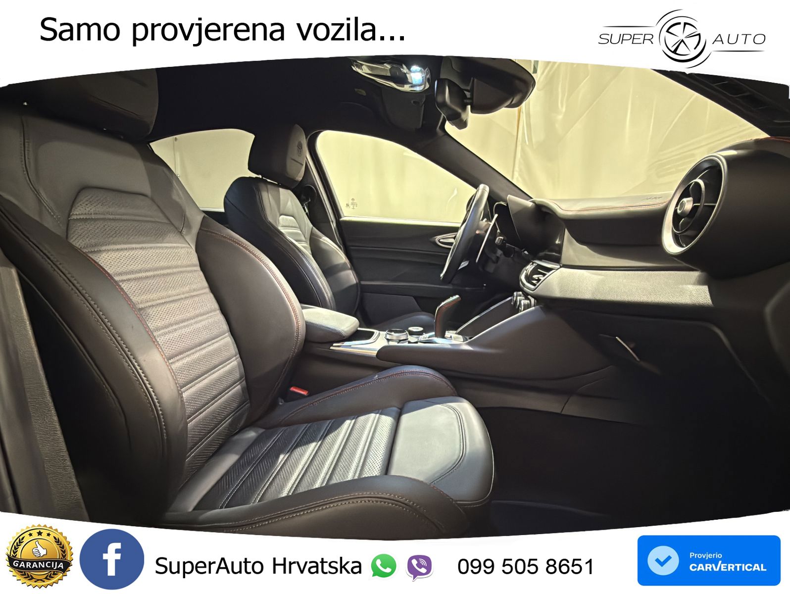 Alfa Romeo Giulia 2.0 Turbo (280 KS) Q4 Automatic LED+GR SJED+ACC