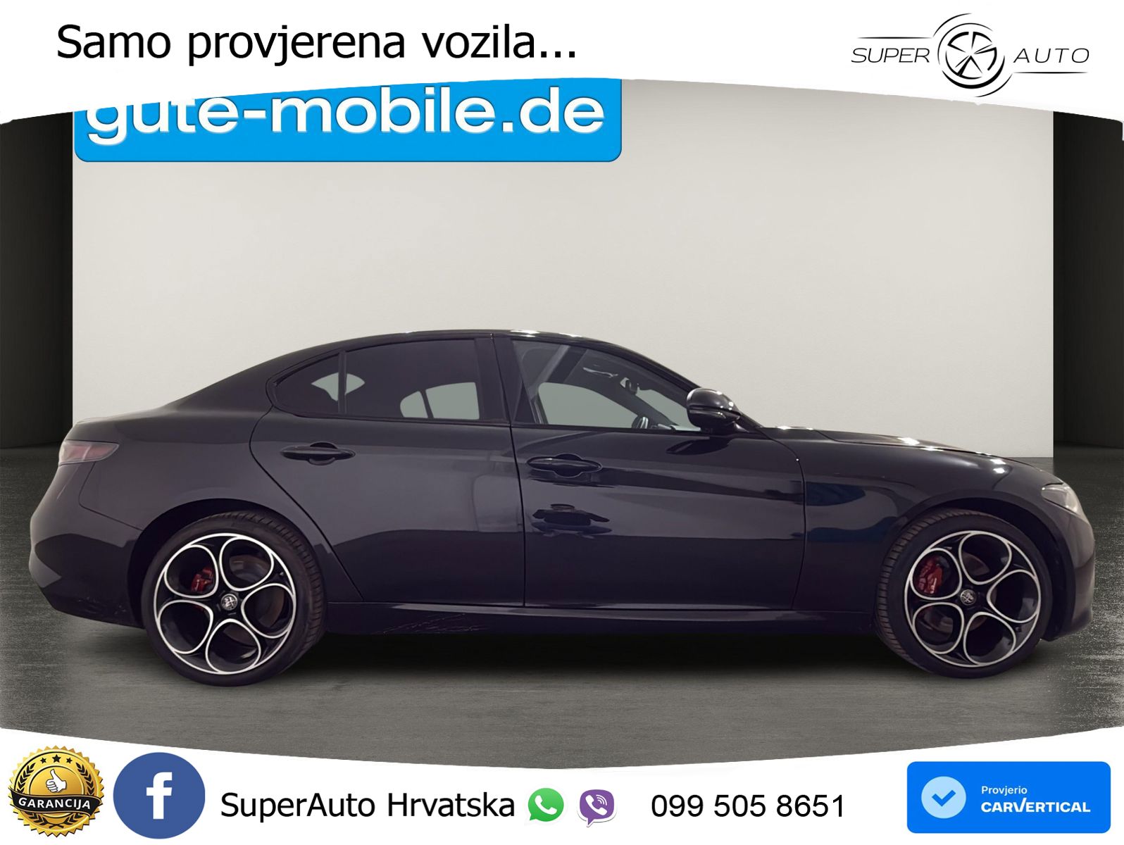 Alfa Romeo Giulia 2.0 Turbo (280 KS) Q4 Automatic LED+GR SJED+ACC