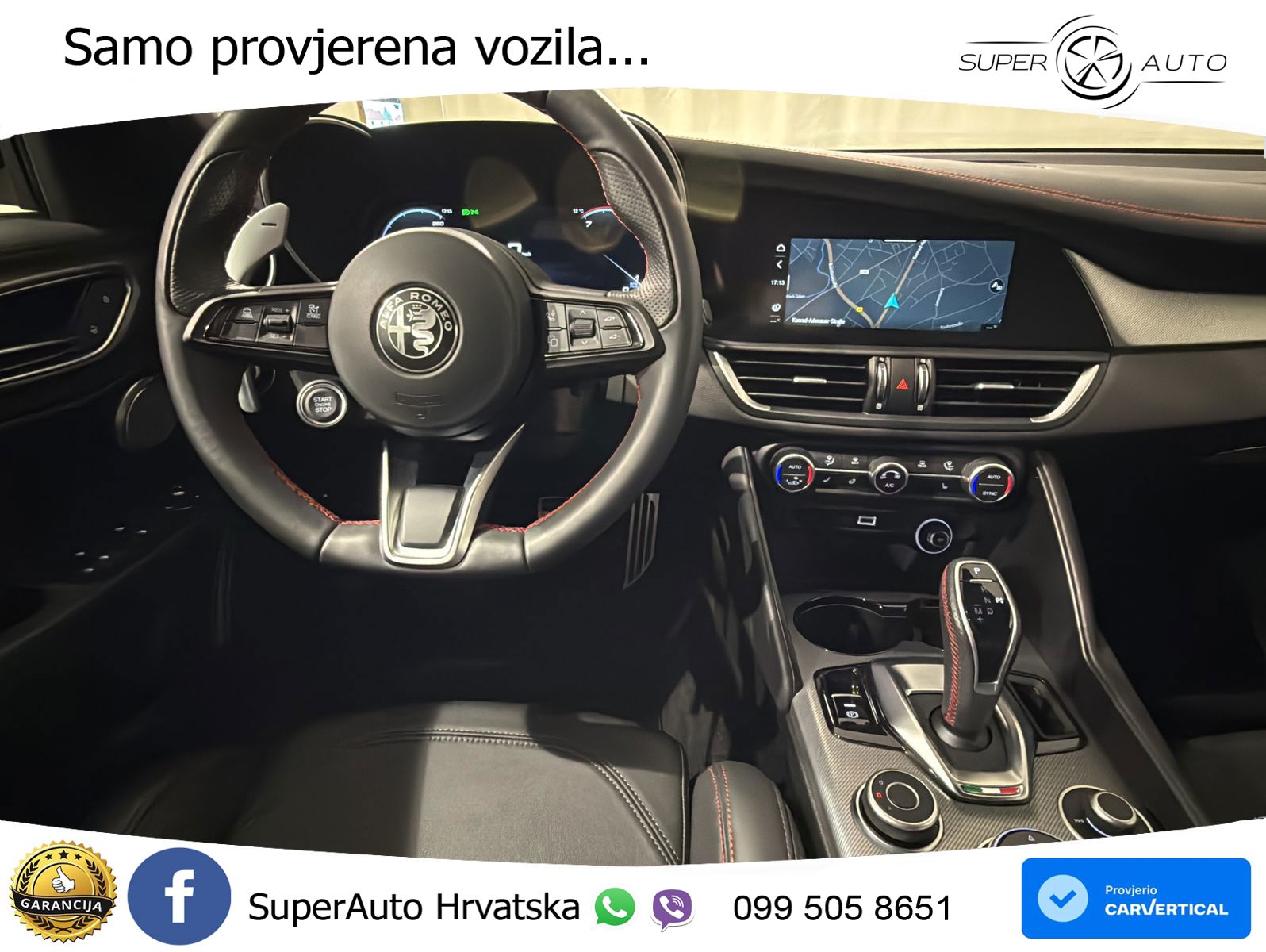 Alfa Romeo Giulia 2.0 Turbo (280 KS) Q4 Automatic LED+GR SJED+ACC