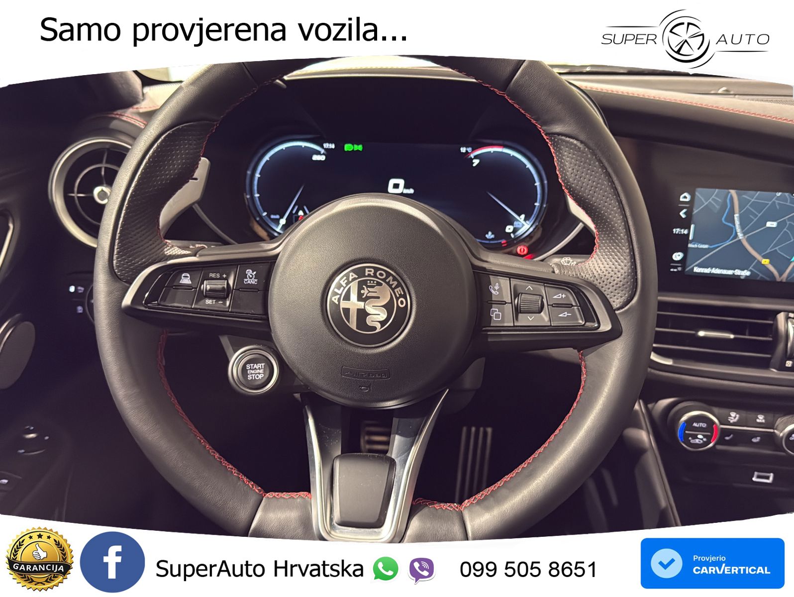 Alfa Romeo Giulia 2.0 Turbo (280 KS) Q4 Automatic LED+GR SJED+ACC
