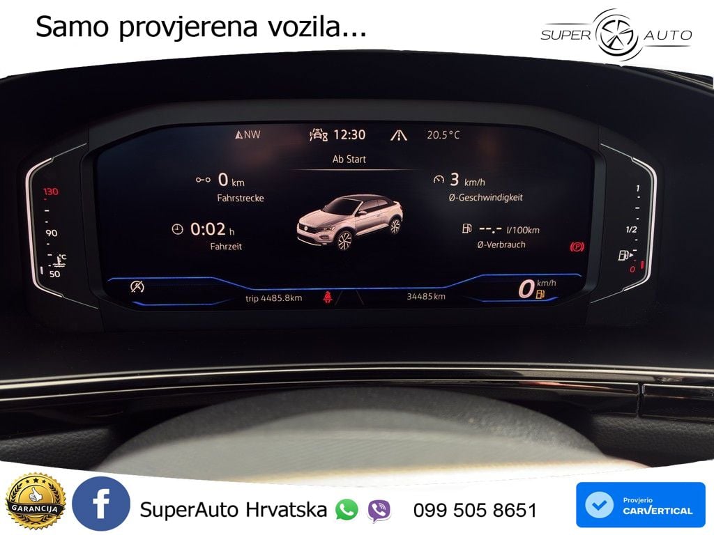 Volkswagen T-Roc I 1.5 TSI (150 KS) MATRIX+GR SJED+KAM