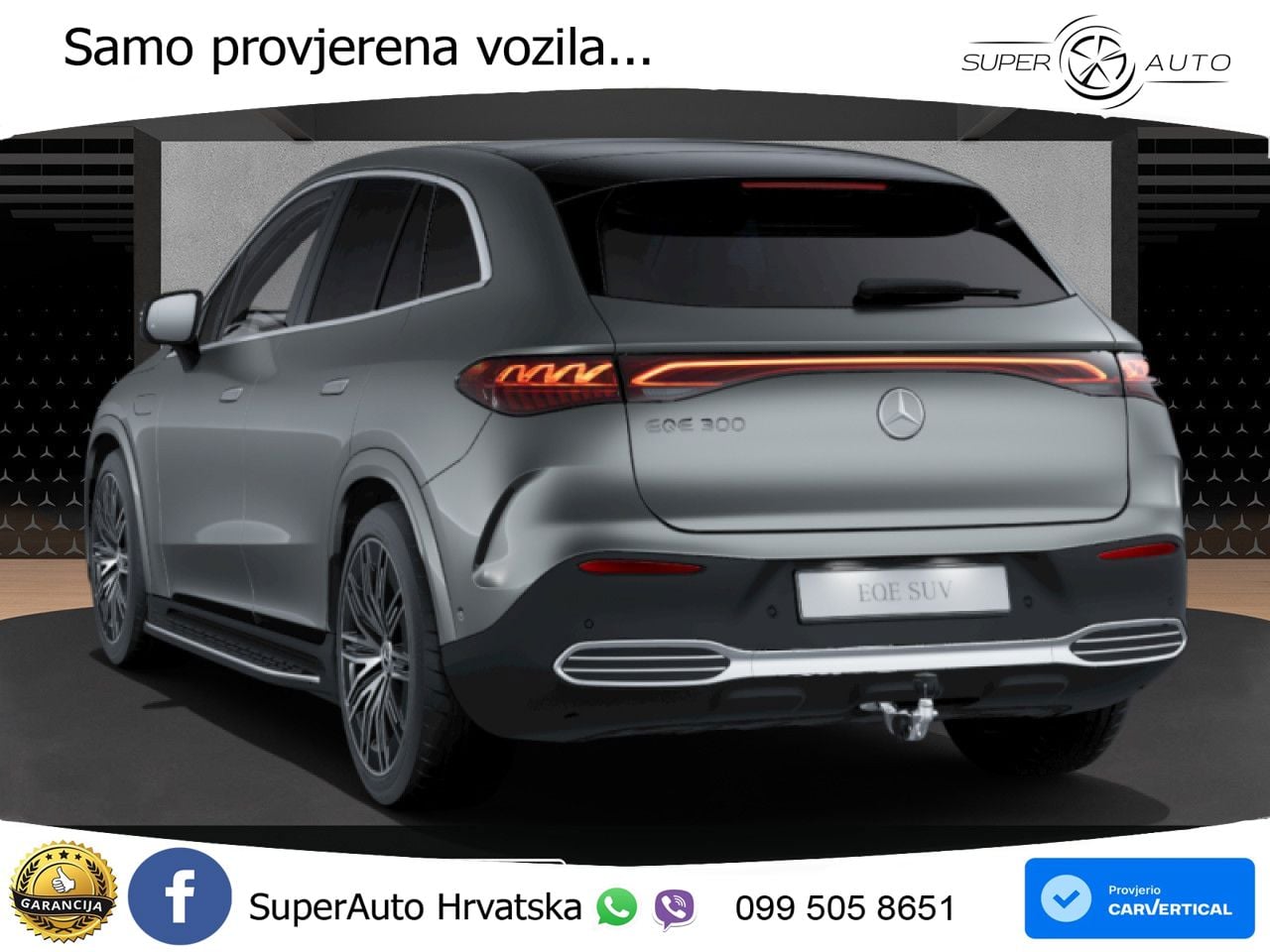 Mercedes EQE SUV 300 100 kWh (265 KS) AMG LED+GR SJED+ACC