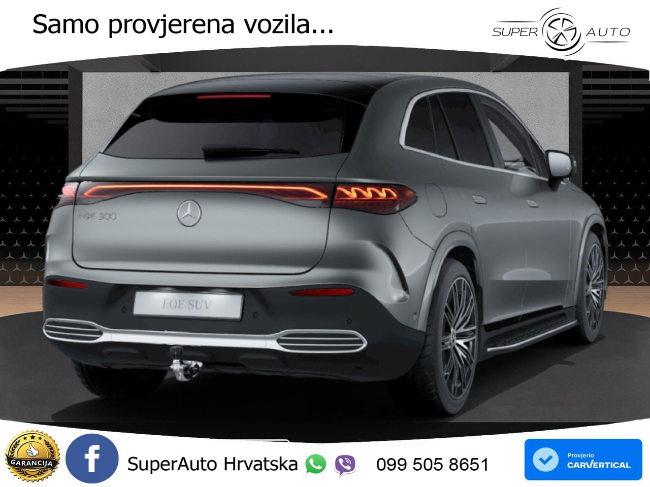 Mercedes EQE SUV 300 100 kWh (265 KS) AMG LED+GR SJED+ACC