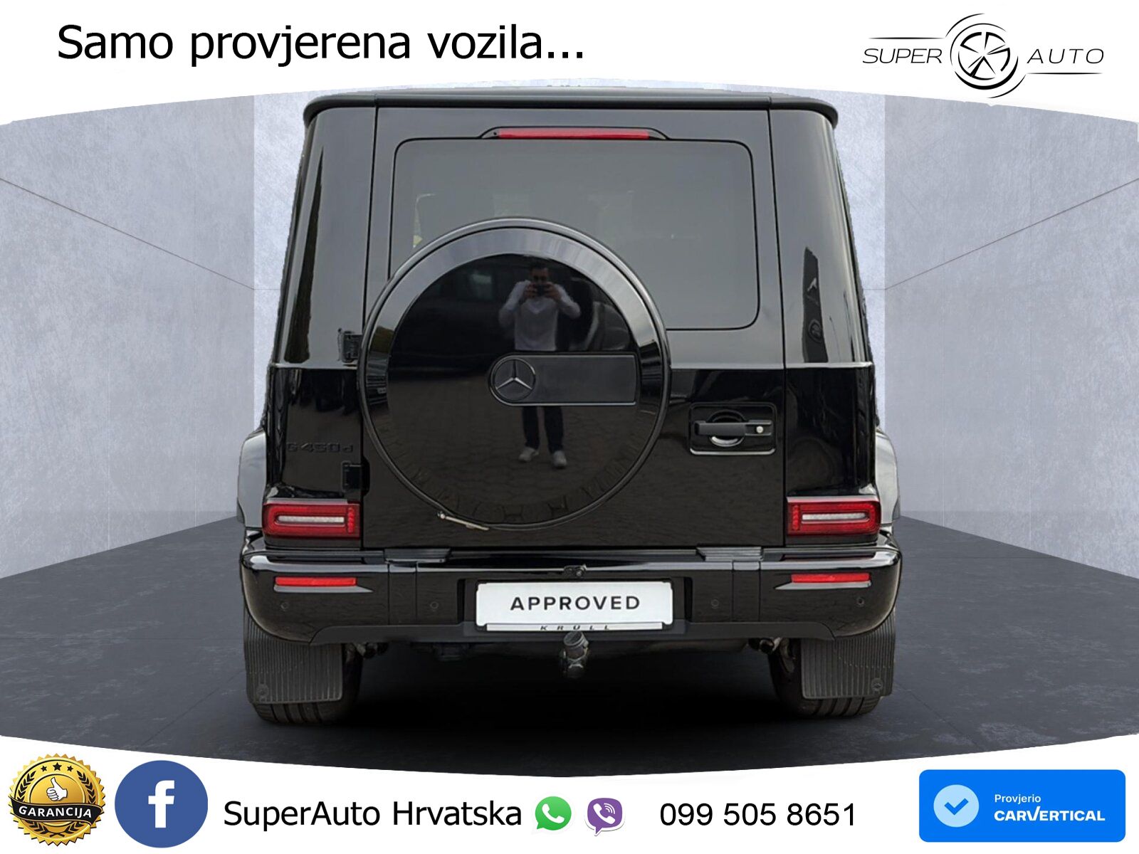 Mercedes G 450d Long (367 KS) 4MATIC 9G-TRONIC LED+GR SJED+ACC