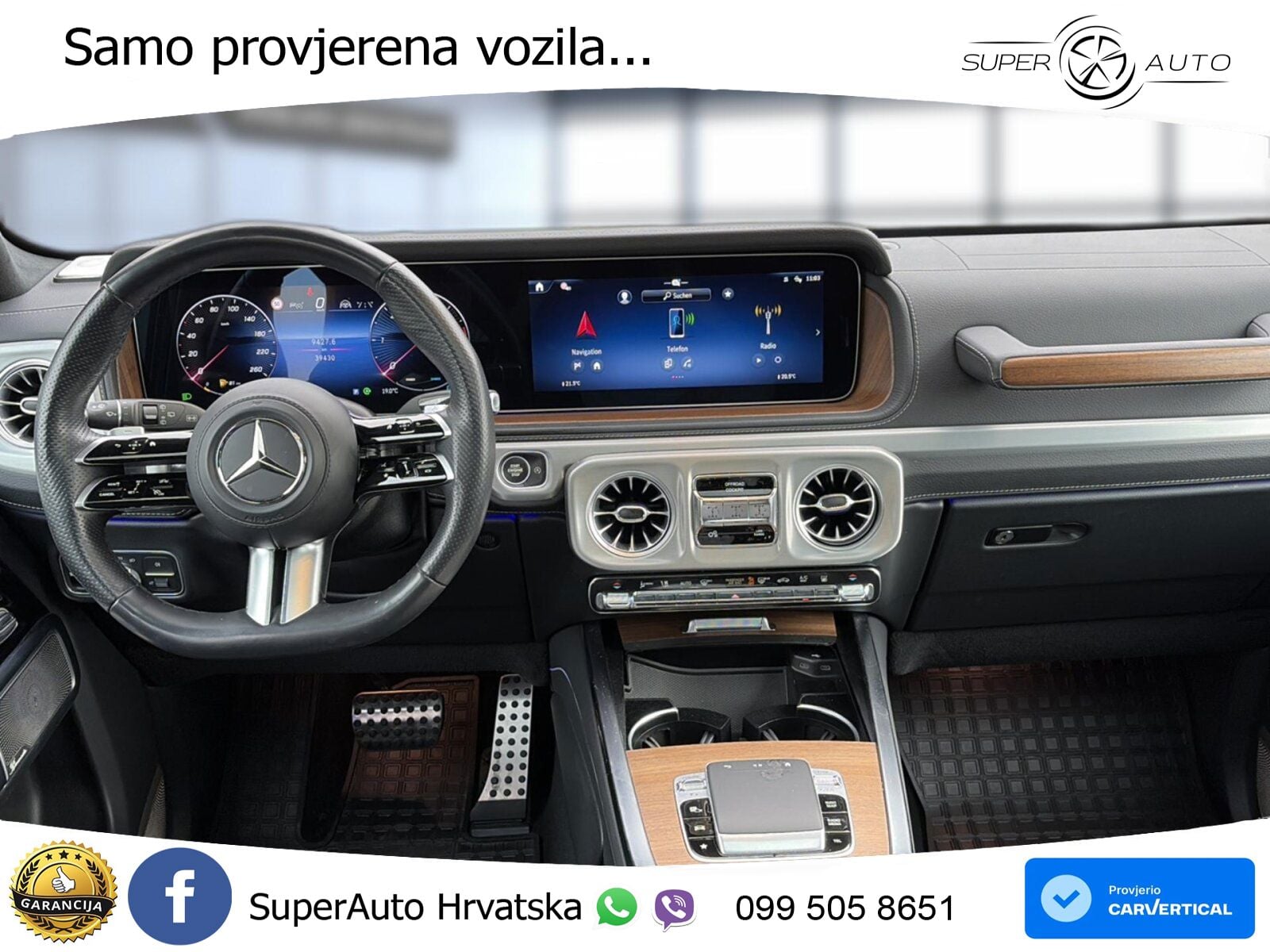 Mercedes G 450d Long (367 KS) 4MATIC 9G-TRONIC LED+GR SJED+ACC