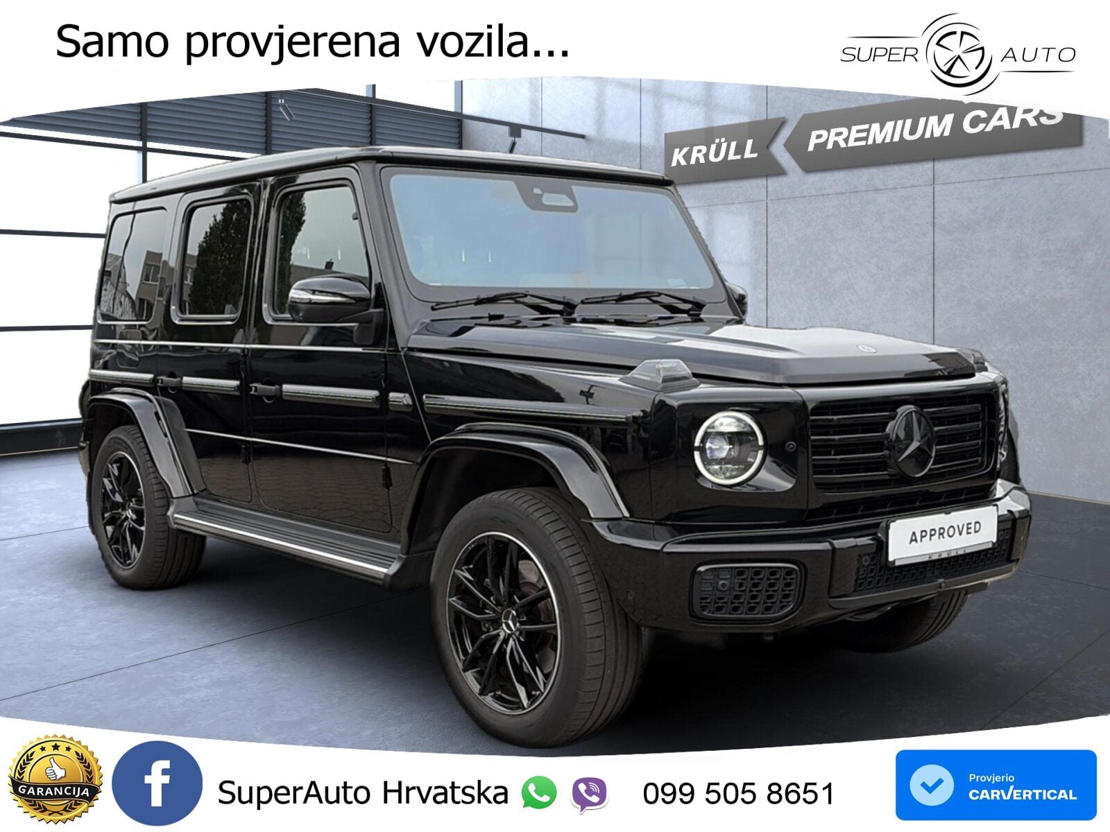 Mercedes G 450d Long (367 KS) 4MATIC 9G-TRONIC LED+GR SJED+ACC