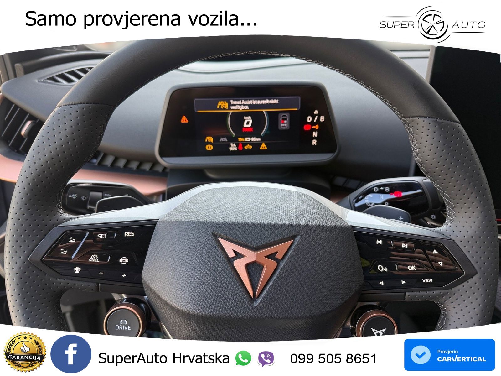 Cupra Tavascan 82 kWh (286 KS) LED+GR SJED+ACC