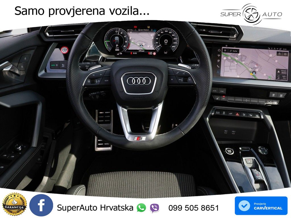 Audi A3 45 TFSIe (272 KS) S tronic S line MATRIX+GR SJED+KAM