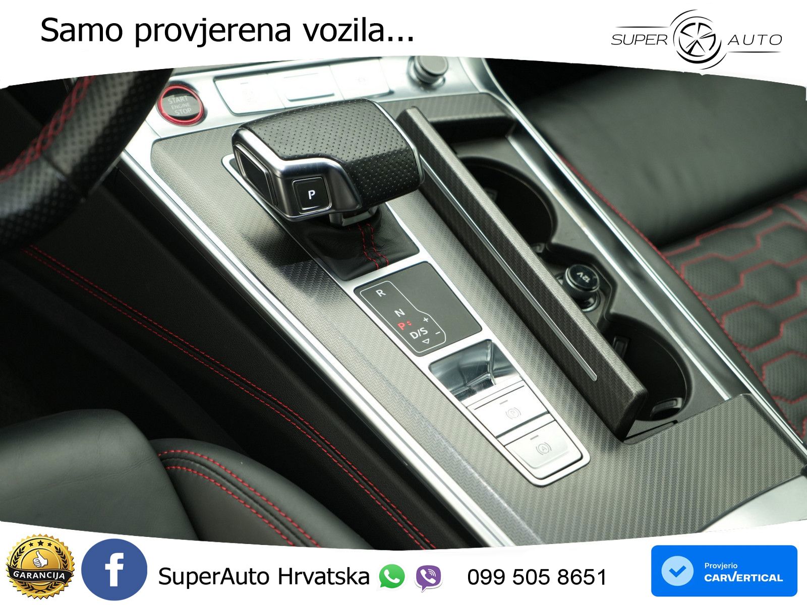 Audi RS6 Avant 4.0 TFSI V8 (600 KS) quattro Tiptronic ZRAČNI+ACC+GR SJED+KAM