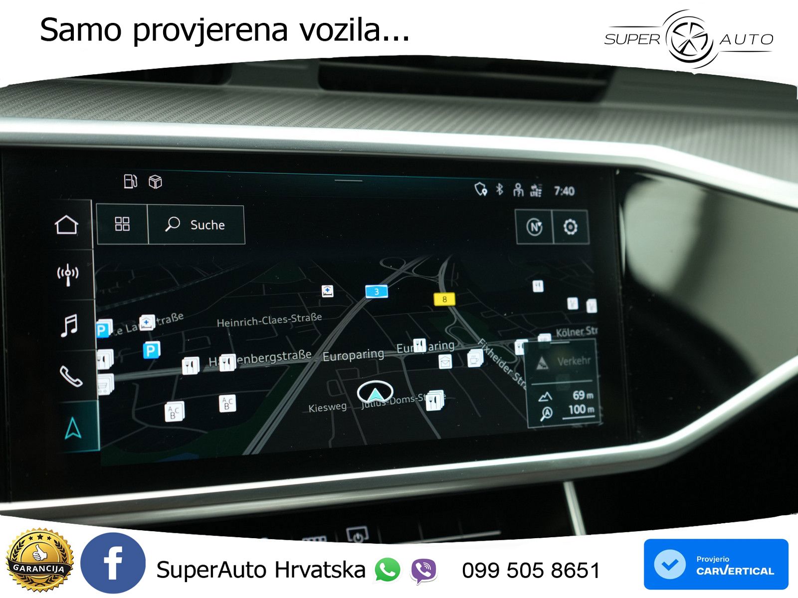 Audi RS6 Avant 4.0 TFSI V8 (600 KS) quattro Tiptronic ZRAČNI+ACC+GR SJED+KAM