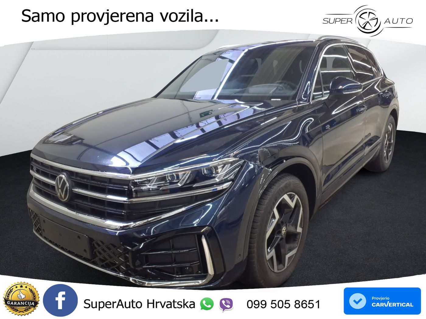 Volkswagen Touareg 3.0 V6 TDI (231 KS) 4MOTION Tiptronic R-Line ZRAČNI+ACC+4xGR SJED+KAM