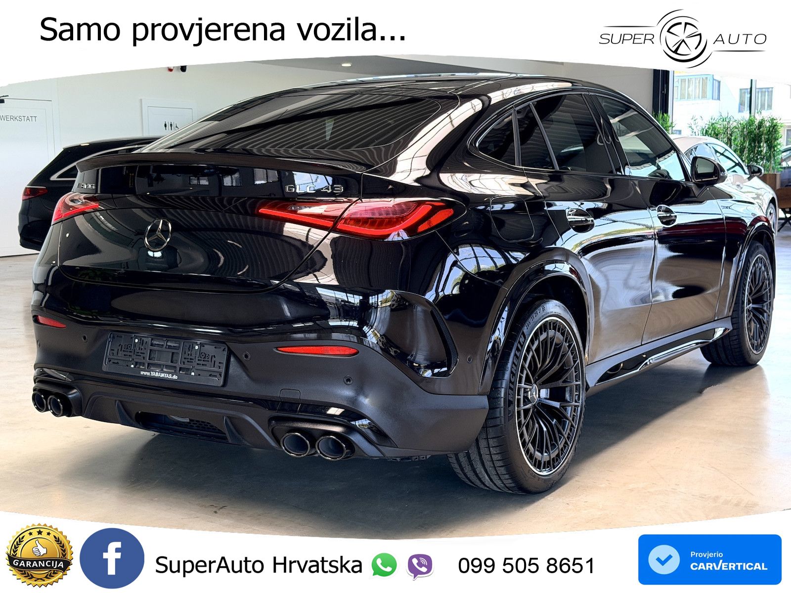Mercedes GLC Coupe AMG GLC 43 (421 KS) 4MATIC AMG SPEEDSHIFT MCT 9G ACC+HEAD+GR SJED+360+PANO