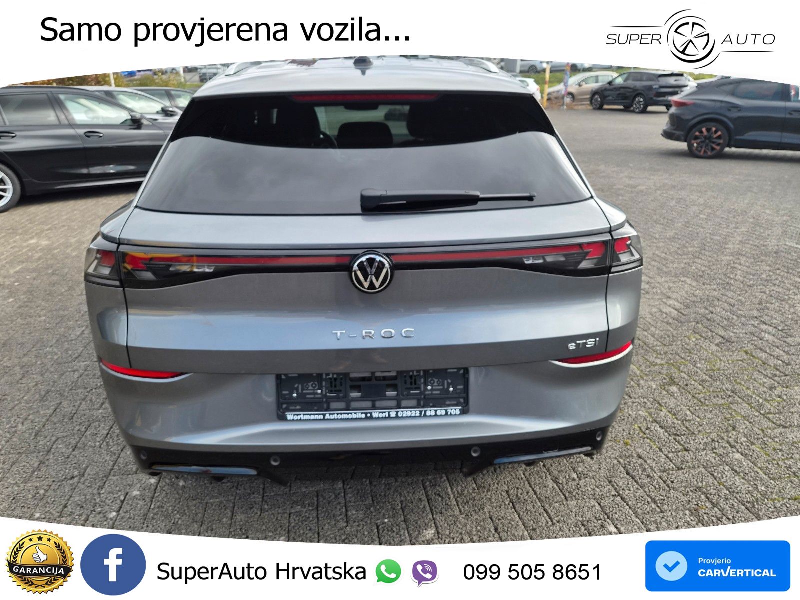 Volkswagen T-Roc 1.5 eTSI (150 KS)  DSG R-Line LED+GR SJED+ACC