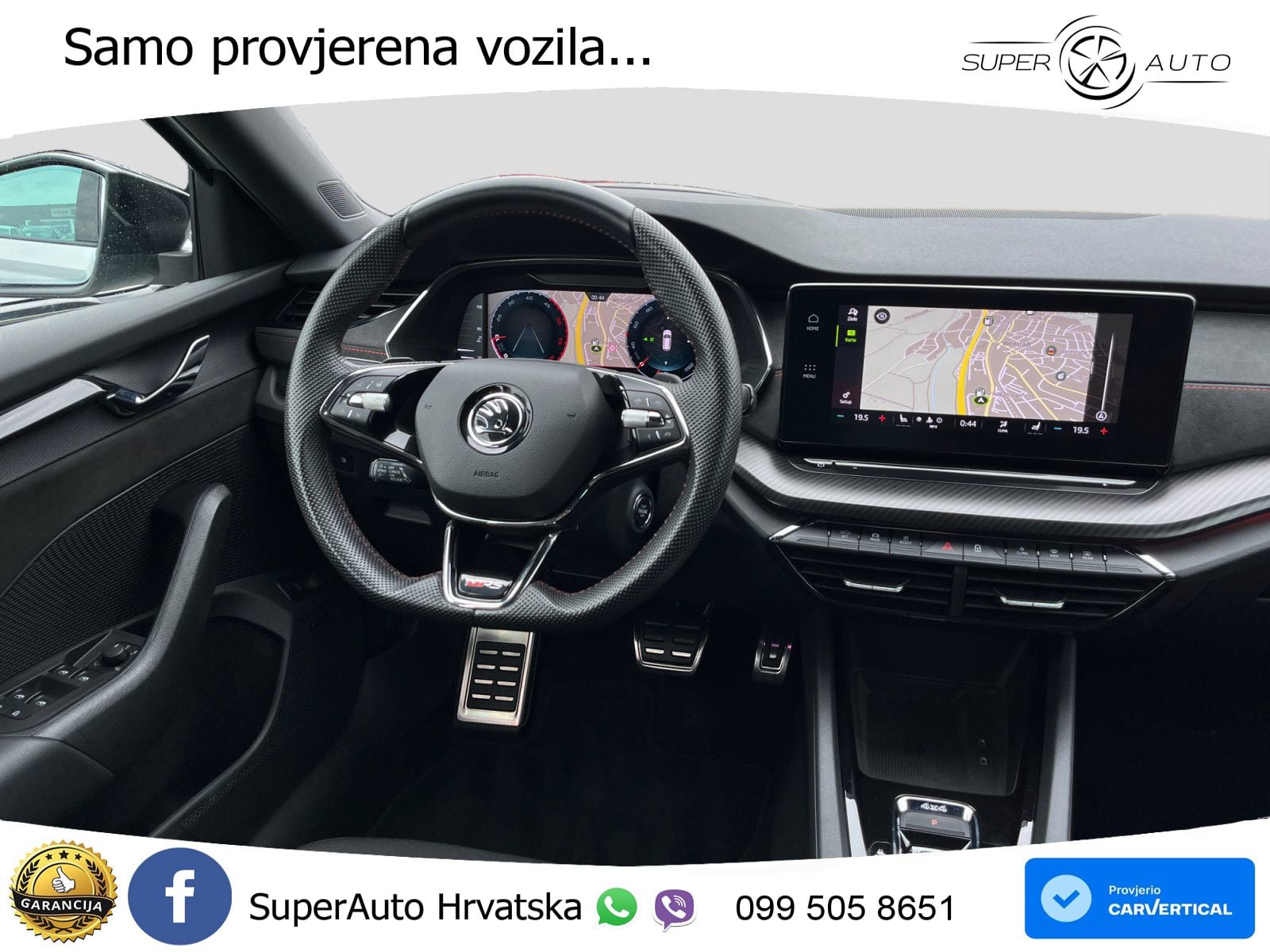 Škoda Octavia Combi RS 2.0 TDI (200 KS) 4x4 DSG LED+GR SJED+ACC