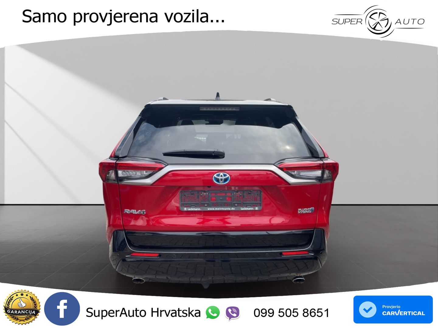 Toyota RAV4 2.5 D-4S (306 KS) Hybrid AWD-i e-CVT Style LED+GR SJED+ACC