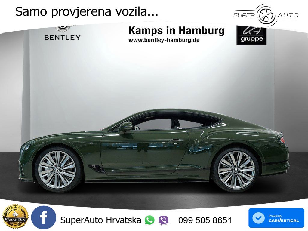 Bentley Continental GT III Speed 6.0 TSI W12 (659 KS) AWD DCT LED+GR SJED+ACC