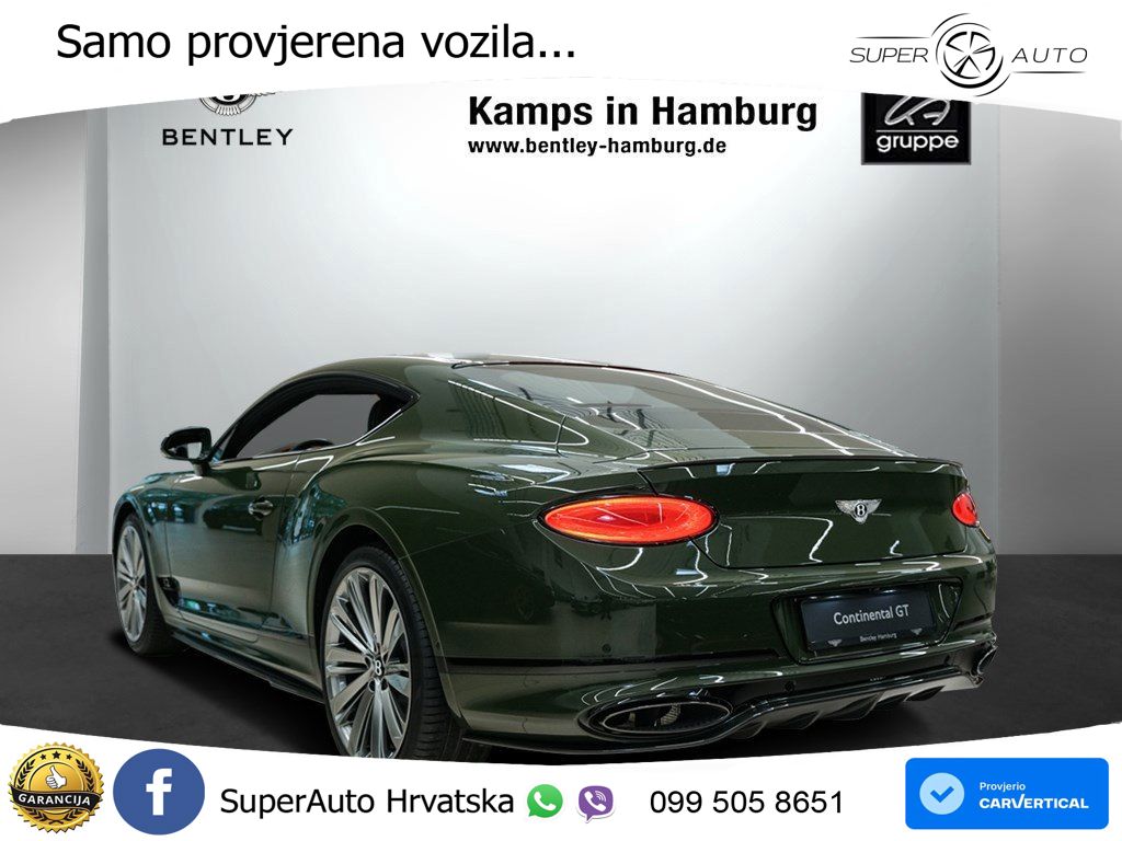 Bentley Continental GT III Speed 6.0 TSI W12 (659 KS) AWD DCT LED+GR SJED+ACC
