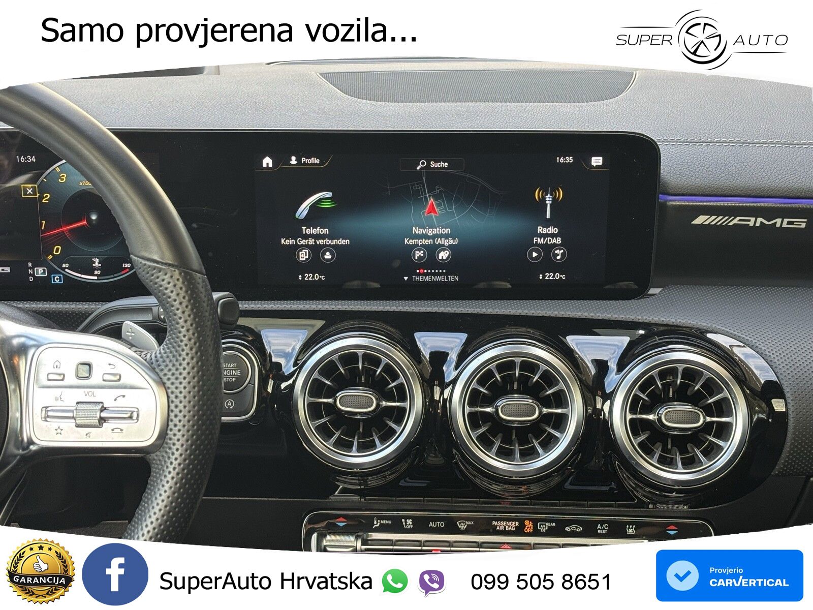 Mercedes-Benz AMG A 35 4MATIC AMG SPEEDSHIFT DCT ACC+HEAD+GR SJED+360+PANO