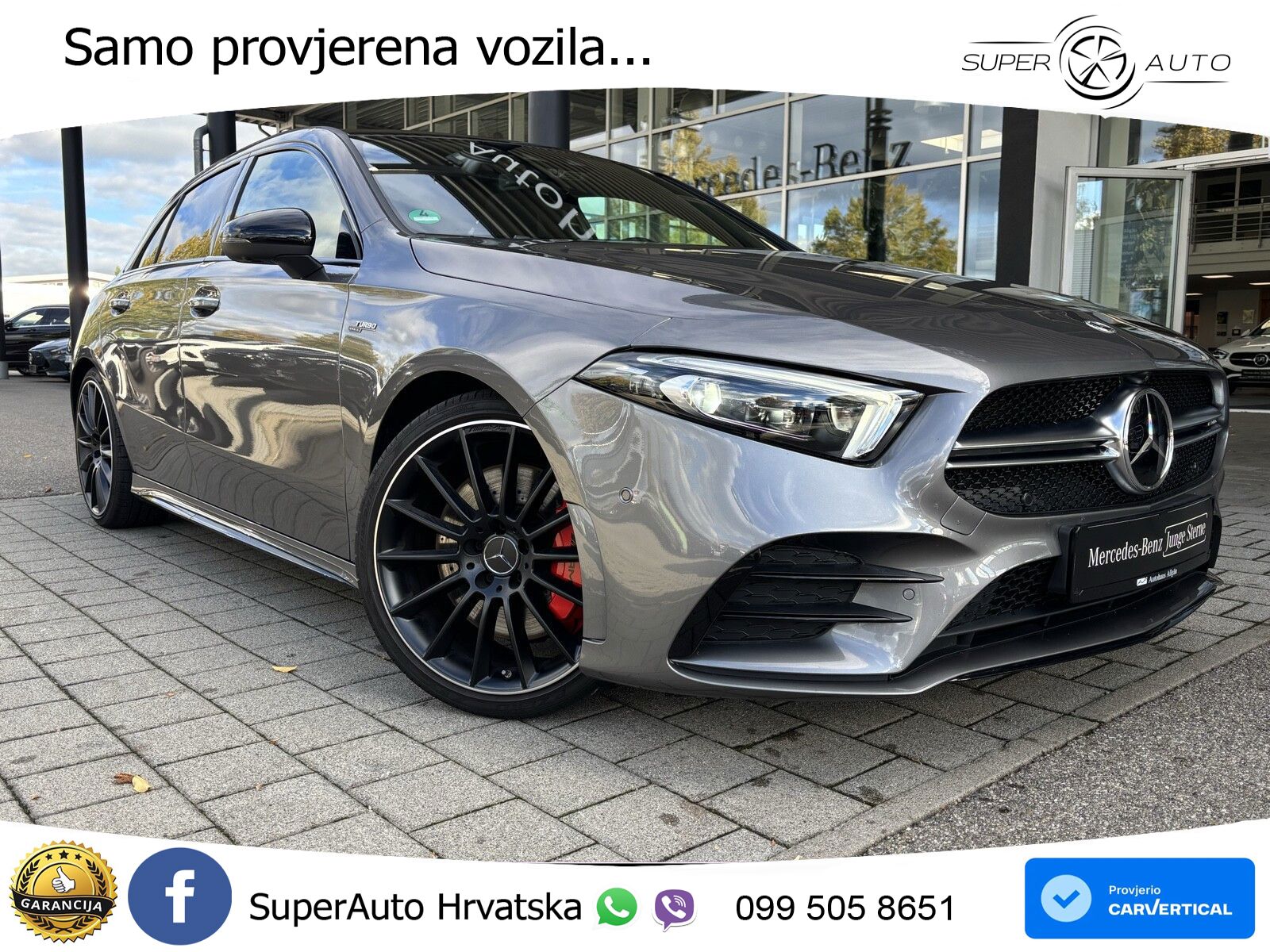 Mercedes-Benz AMG A 35 4MATIC AMG SPEEDSHIFT DCT ACC+HEAD+GR SJED+360+PANO