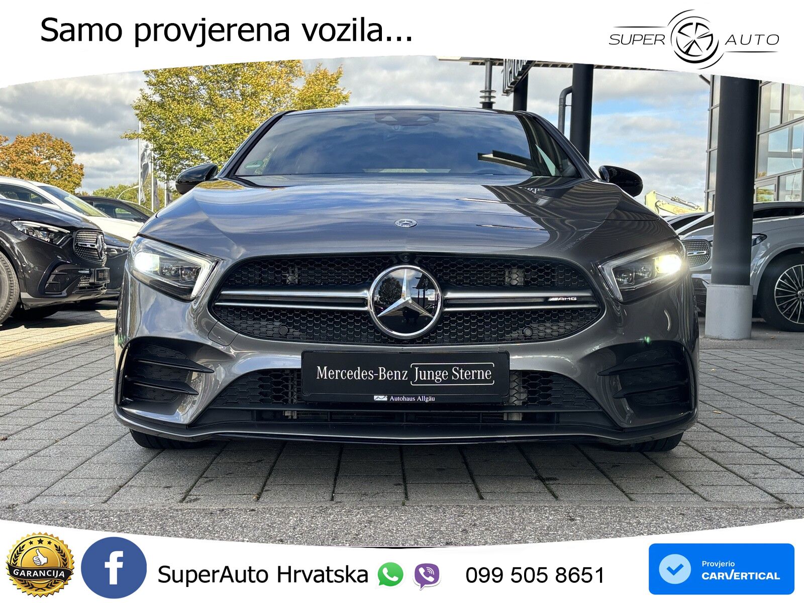 Mercedes-Benz AMG A 35 4MATIC AMG SPEEDSHIFT DCT ACC+HEAD+GR SJED+360+PANO