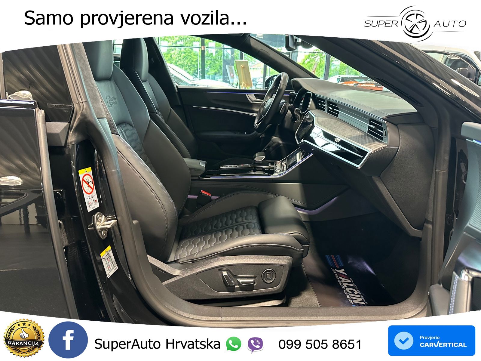 Audi RS7 4.0 TFSI V8 performance (630 KS) quattro tiptronic LED+GR SJED+ACC