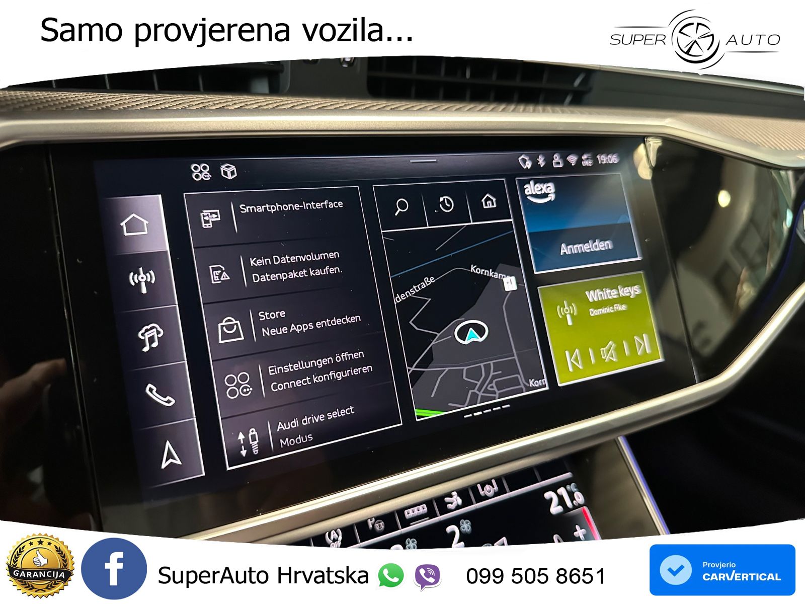 Audi RS7 4.0 TFSI V8 performance (630 KS) quattro tiptronic LED+GR SJED+ACC