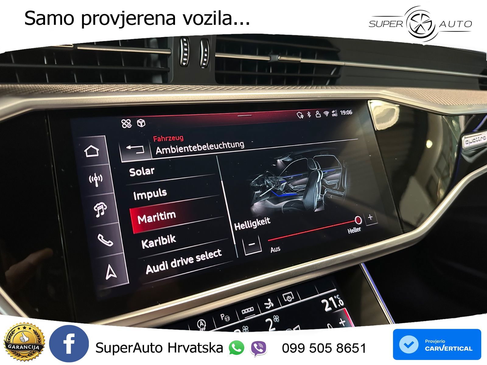 Audi RS7 4.0 TFSI V8 performance (630 KS) quattro tiptronic LED+GR SJED+ACC