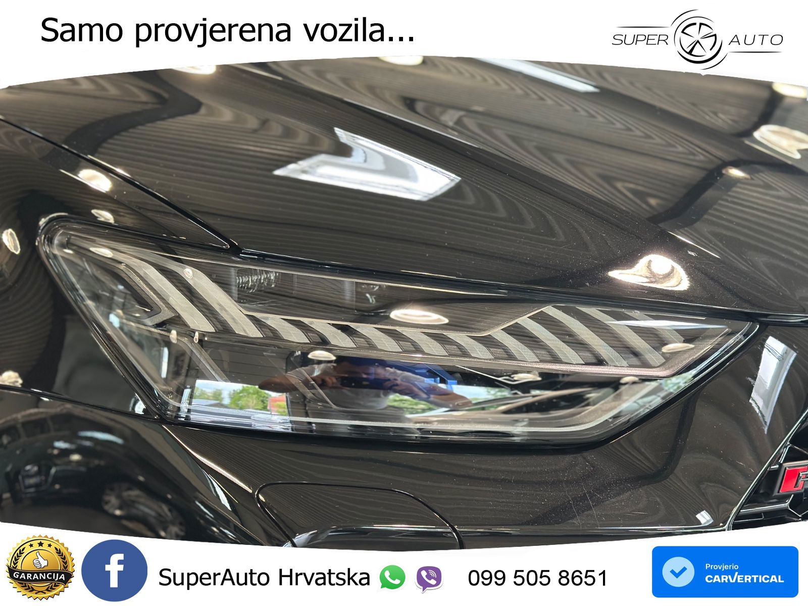 Audi RS7 4.0 TFSI V8 performance (630 KS) quattro tiptronic LED+GR SJED+ACC