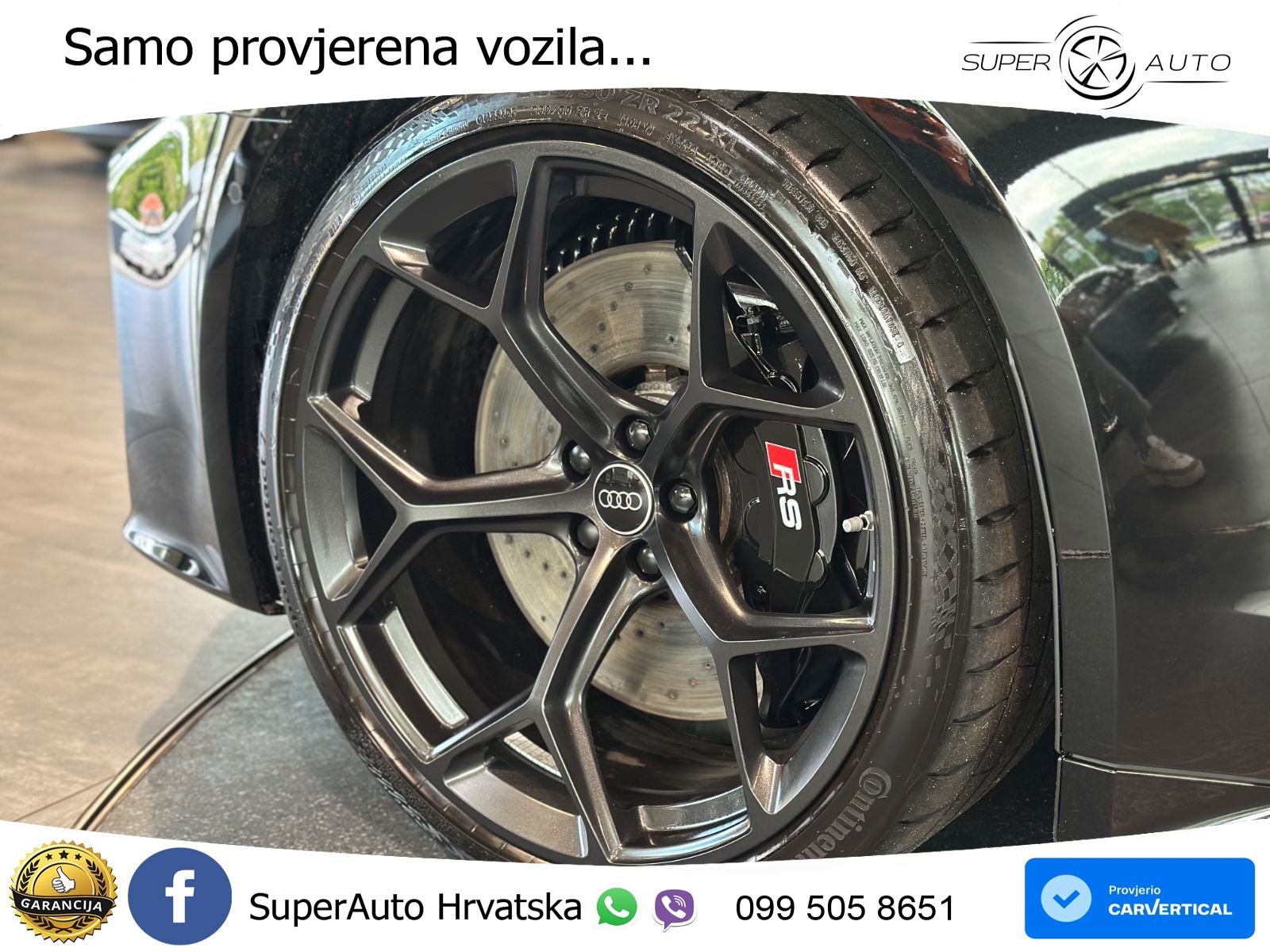 Audi RS7 4.0 TFSI V8 performance (630 KS) quattro tiptronic LED+GR SJED+ACC