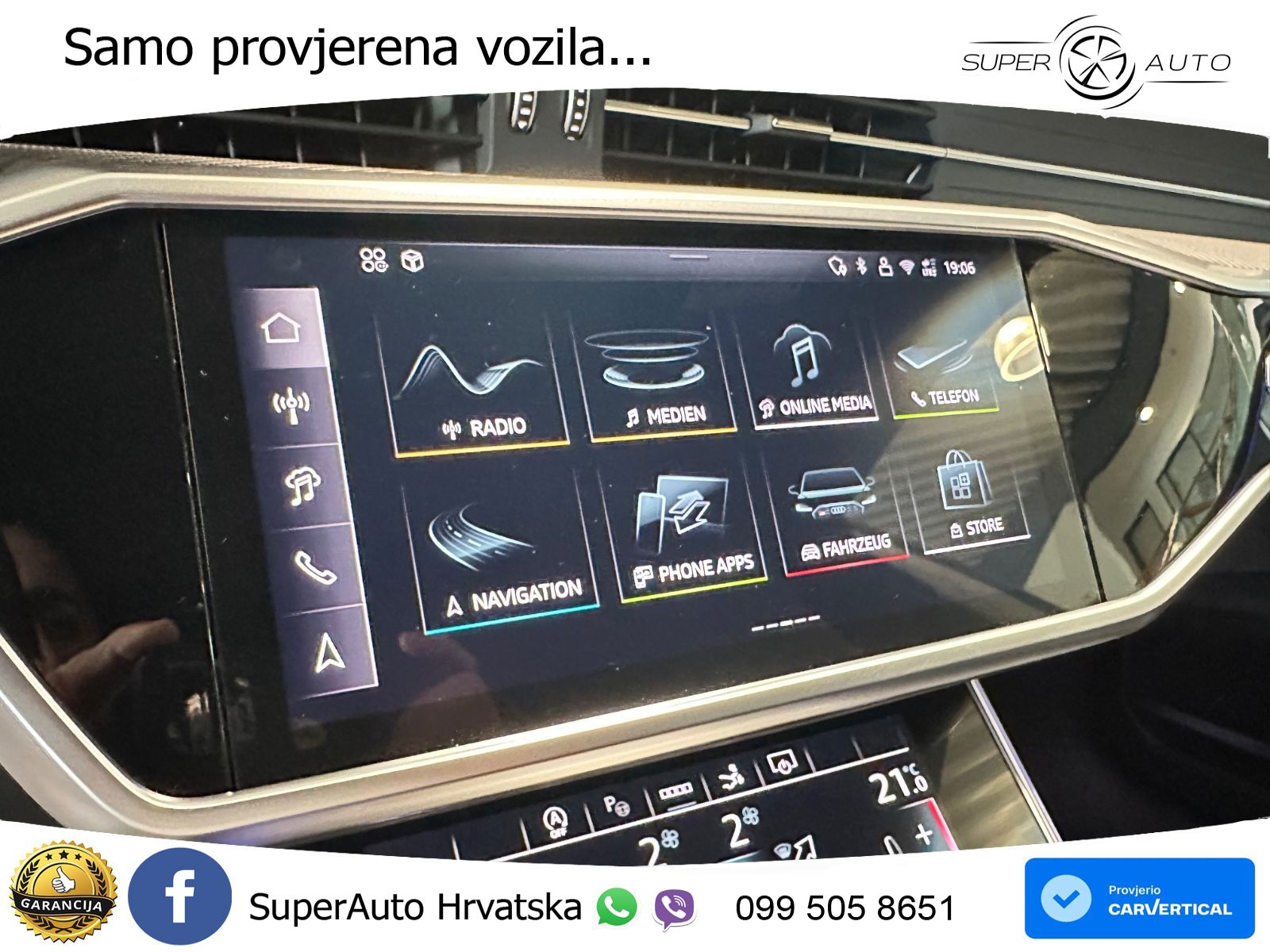 Audi RS7 4.0 TFSI V8 performance (630 KS) quattro tiptronic LED+GR SJED+ACC