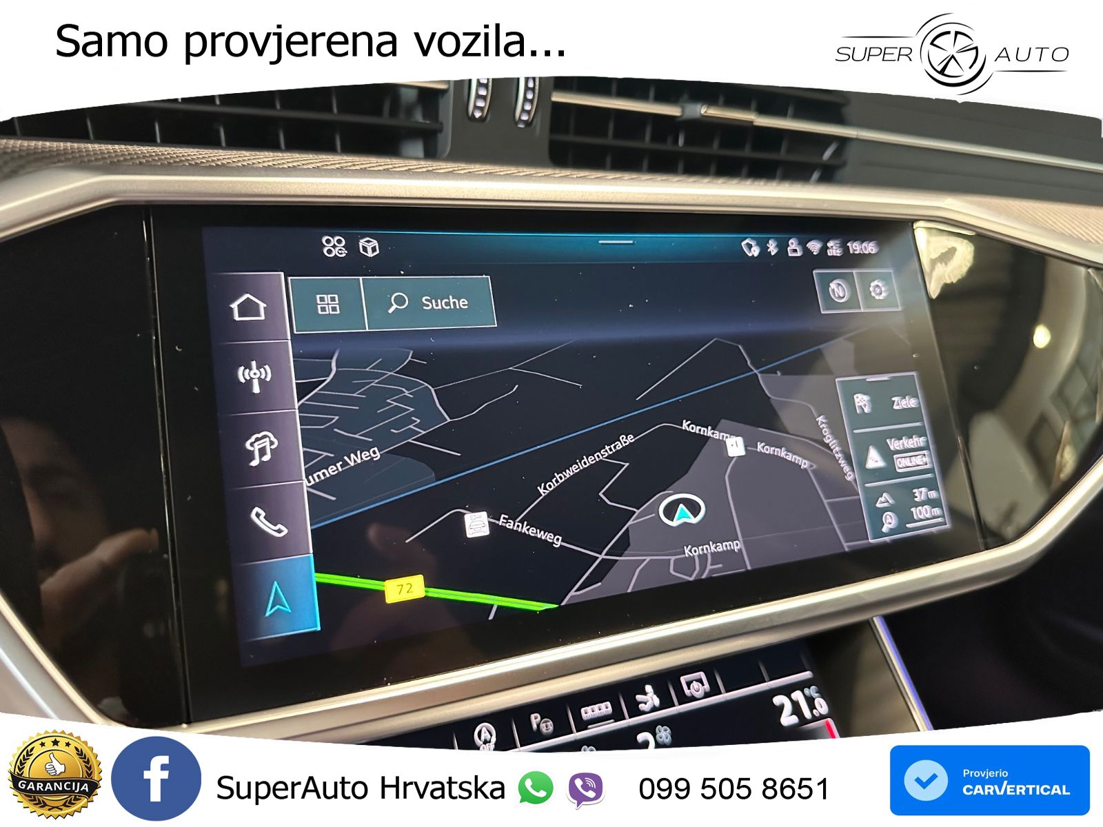 Audi RS7 4.0 TFSI V8 performance (630 KS) quattro tiptronic LED+GR SJED+ACC