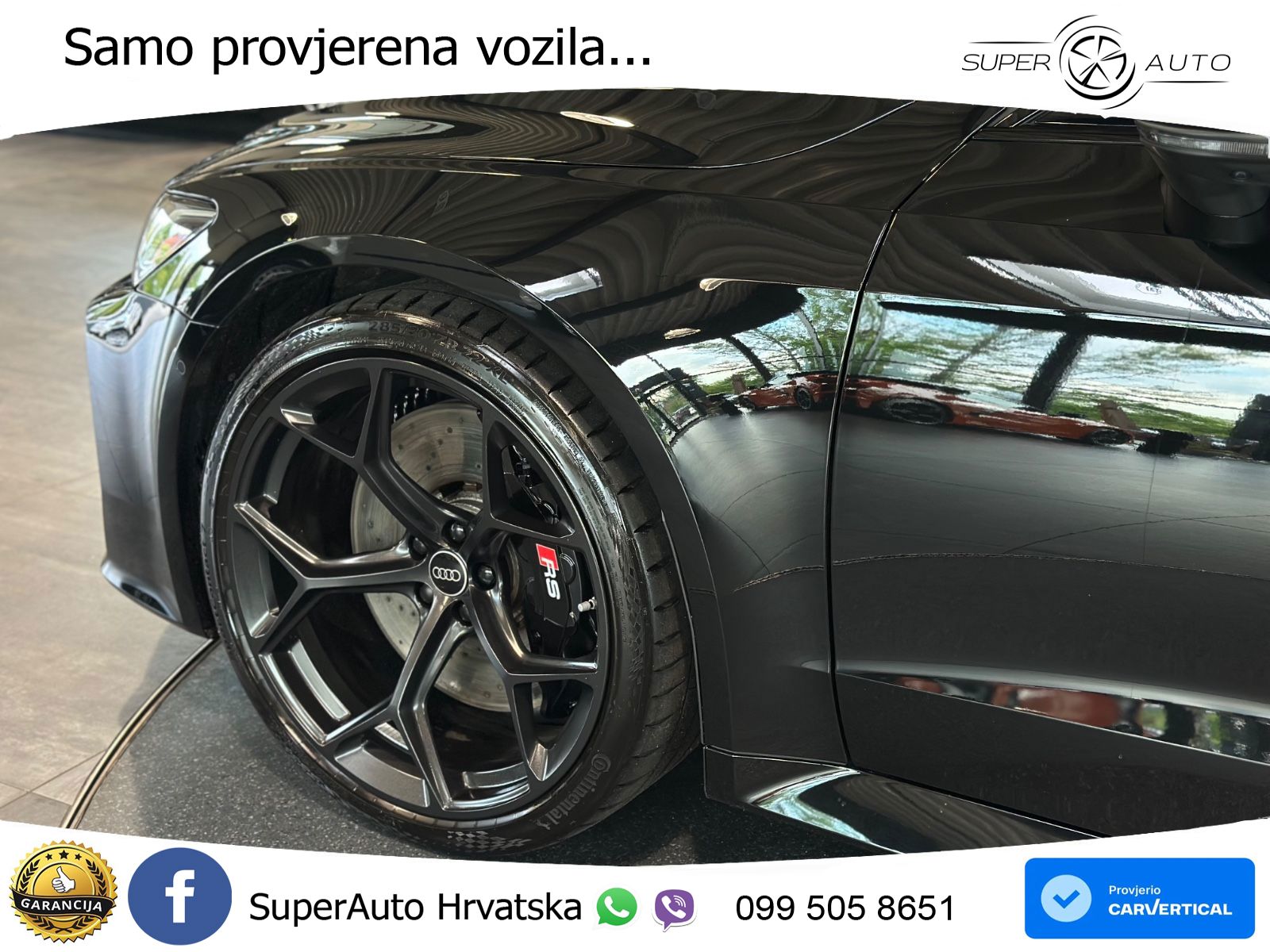 Audi RS7 4.0 TFSI V8 performance (630 KS) quattro tiptronic LED+GR SJED+ACC