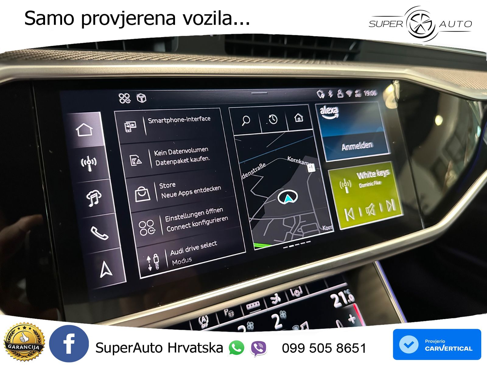 Audi RS7 4.0 TFSI V8 performance (630 KS) quattro tiptronic LED+GR SJED+ACC