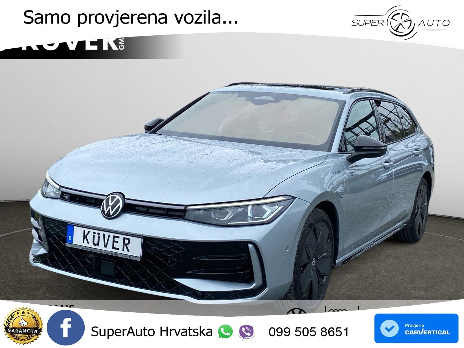 Volkswagen Passat Variant 1.5 TSI (204 KS) eHybrid DSG R-Line LED+GR SJED+ACC