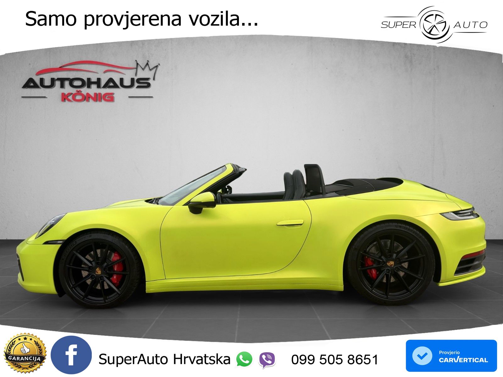 Porsche 911 Carrera 4S Cabriolet 3.0 (450 KS) PDK ZRAČNI+ACC+GR SJED+KAM