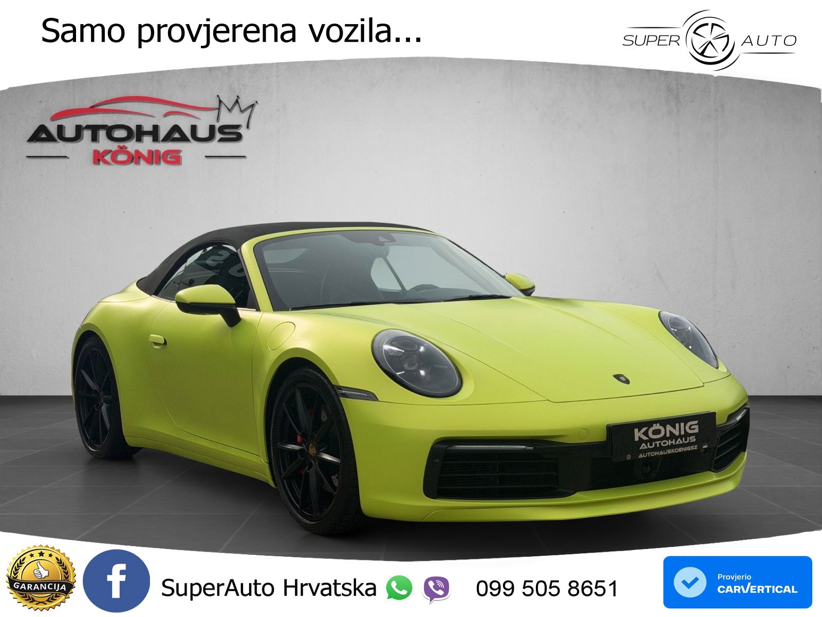 Porsche 911 Carrera 4S Cabriolet 3.0 (450 KS) PDK ZRAČNI+ACC+GR SJED+KAM
