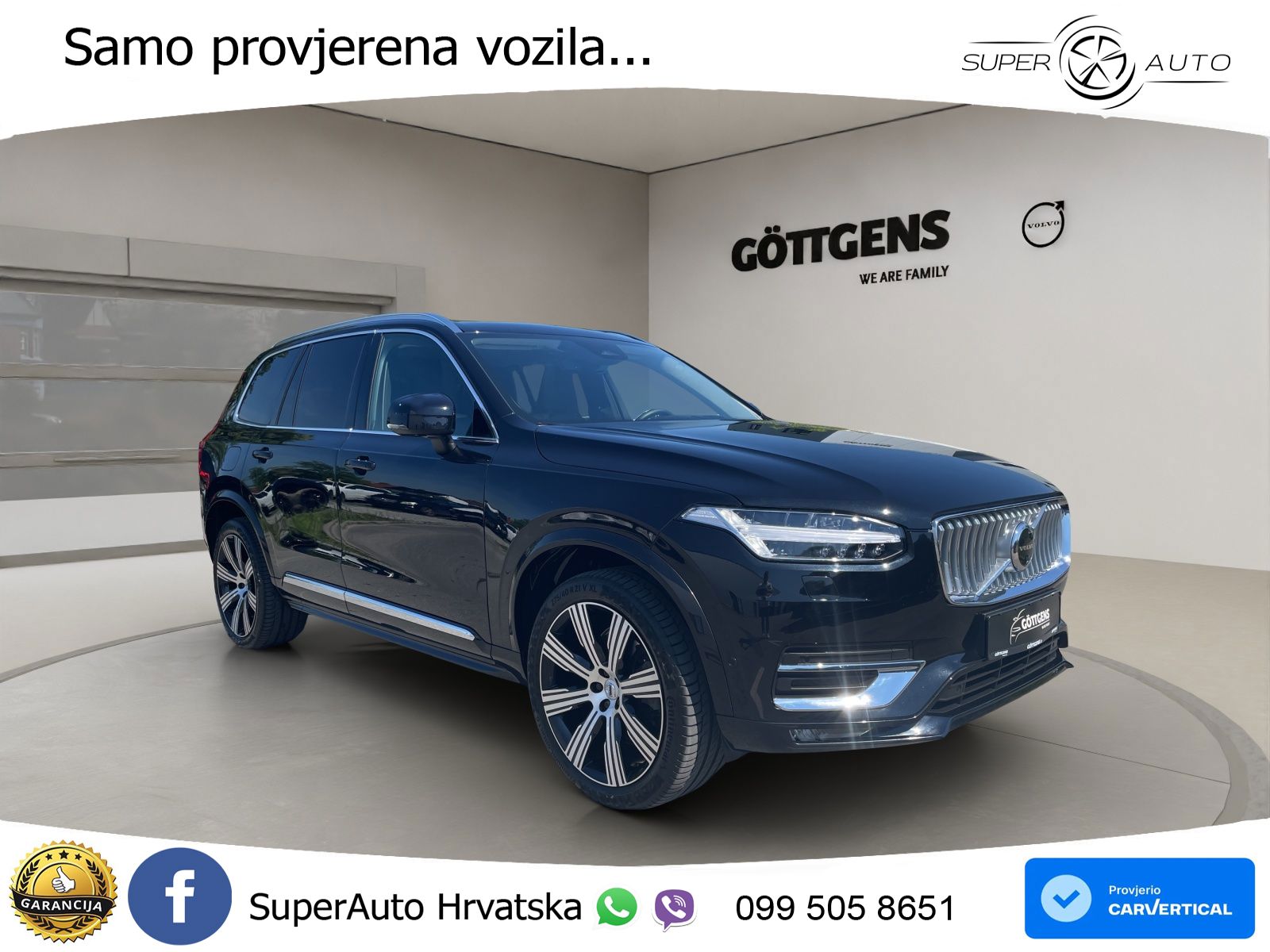 Volvo XC90 2.0 B5 Diesel AWD Automatic ZRAČNI+ACC+4xGR SJED+KAM