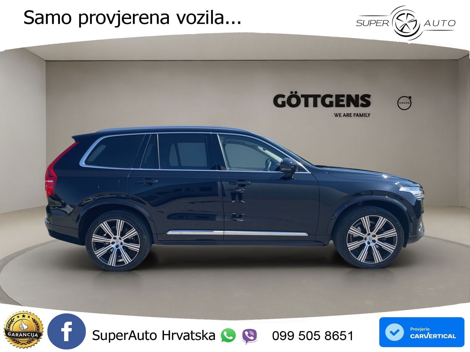 Volvo XC90 2.0 B5 Diesel AWD Automatic ZRAČNI+ACC+4xGR SJED+KAM