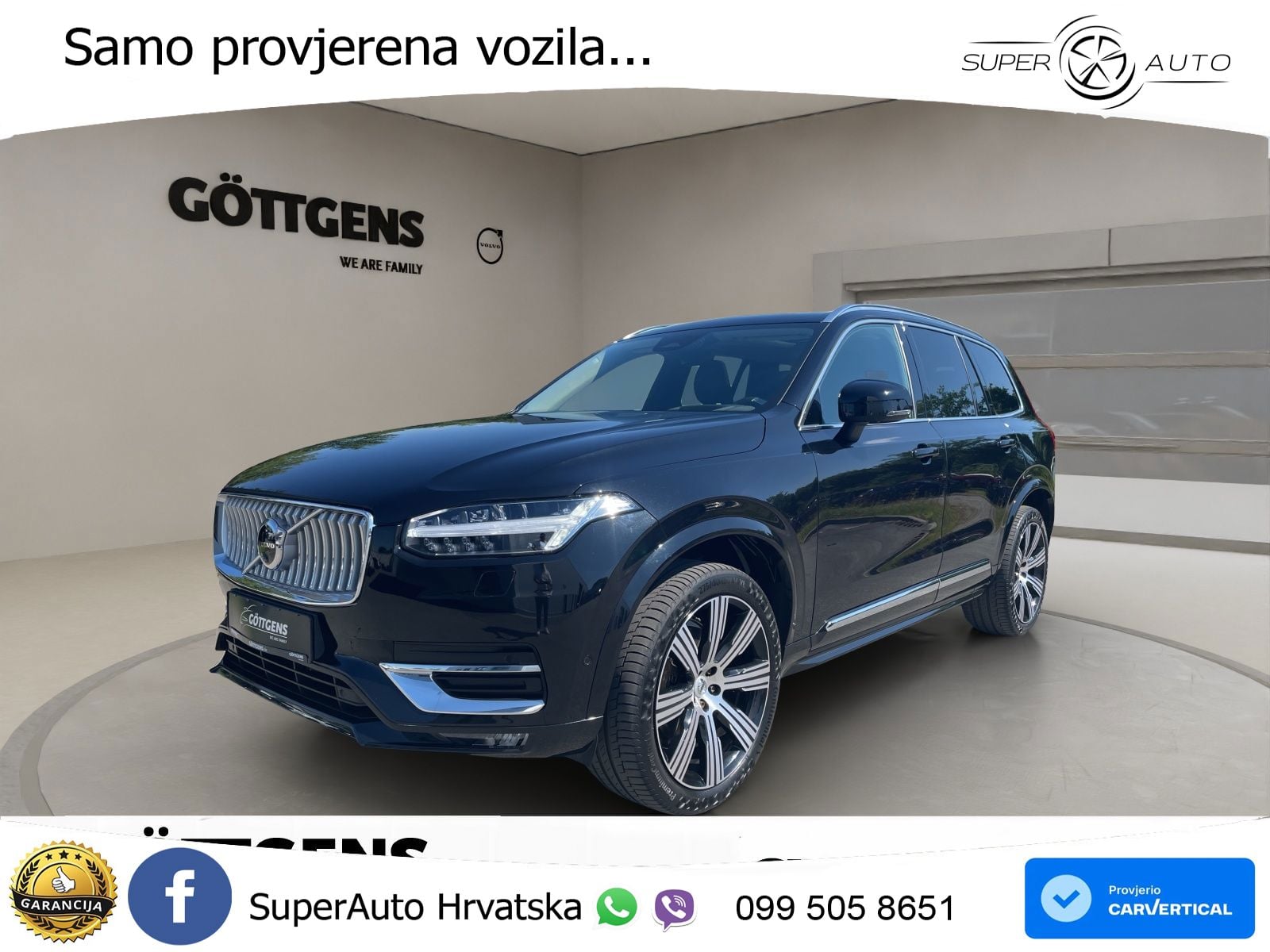 Volvo XC90 2.0 B5 Diesel AWD Automatic ZRAČNI+ACC+4xGR SJED+KAM