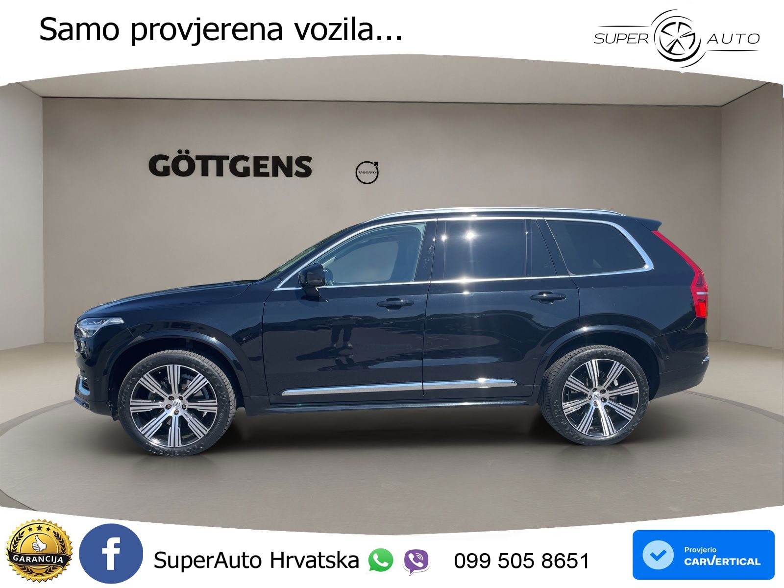 Volvo XC90 2.0 B5 Diesel AWD Automatic ZRAČNI+ACC+4xGR SJED+KAM
