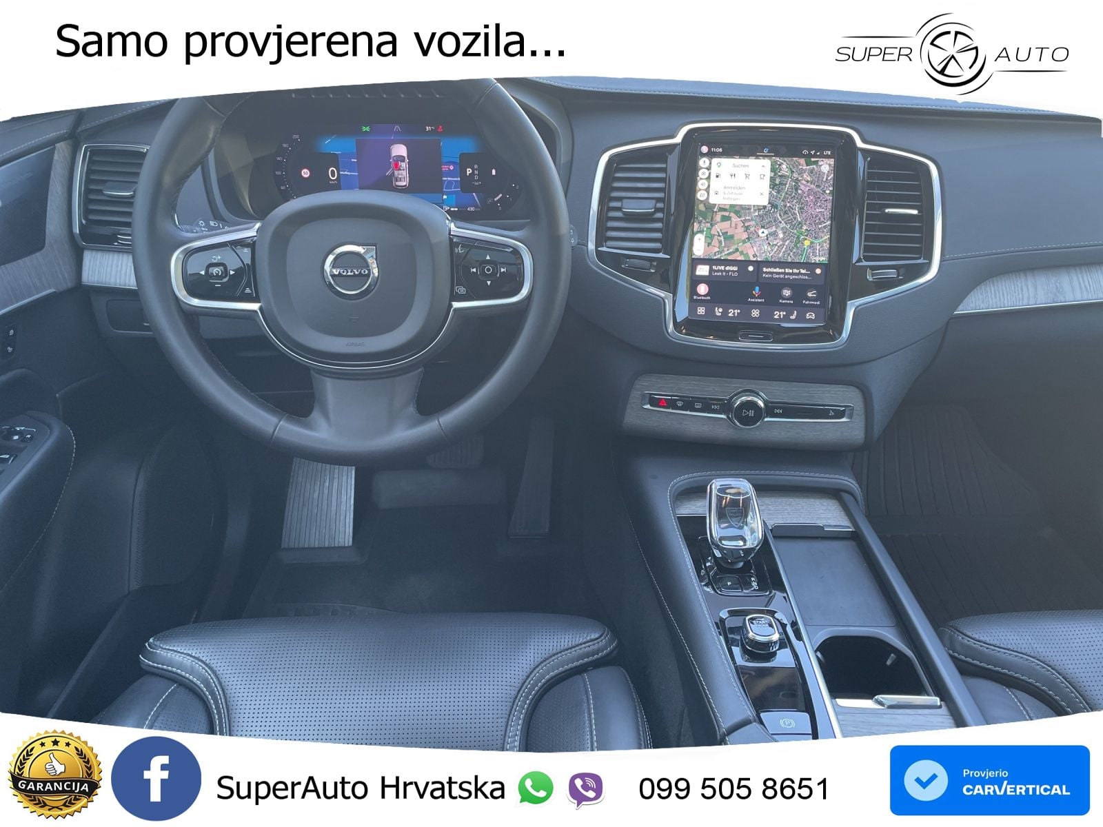Volvo XC90 2.0 B5 Diesel AWD Automatic ZRAČNI+ACC+4xGR SJED+KAM