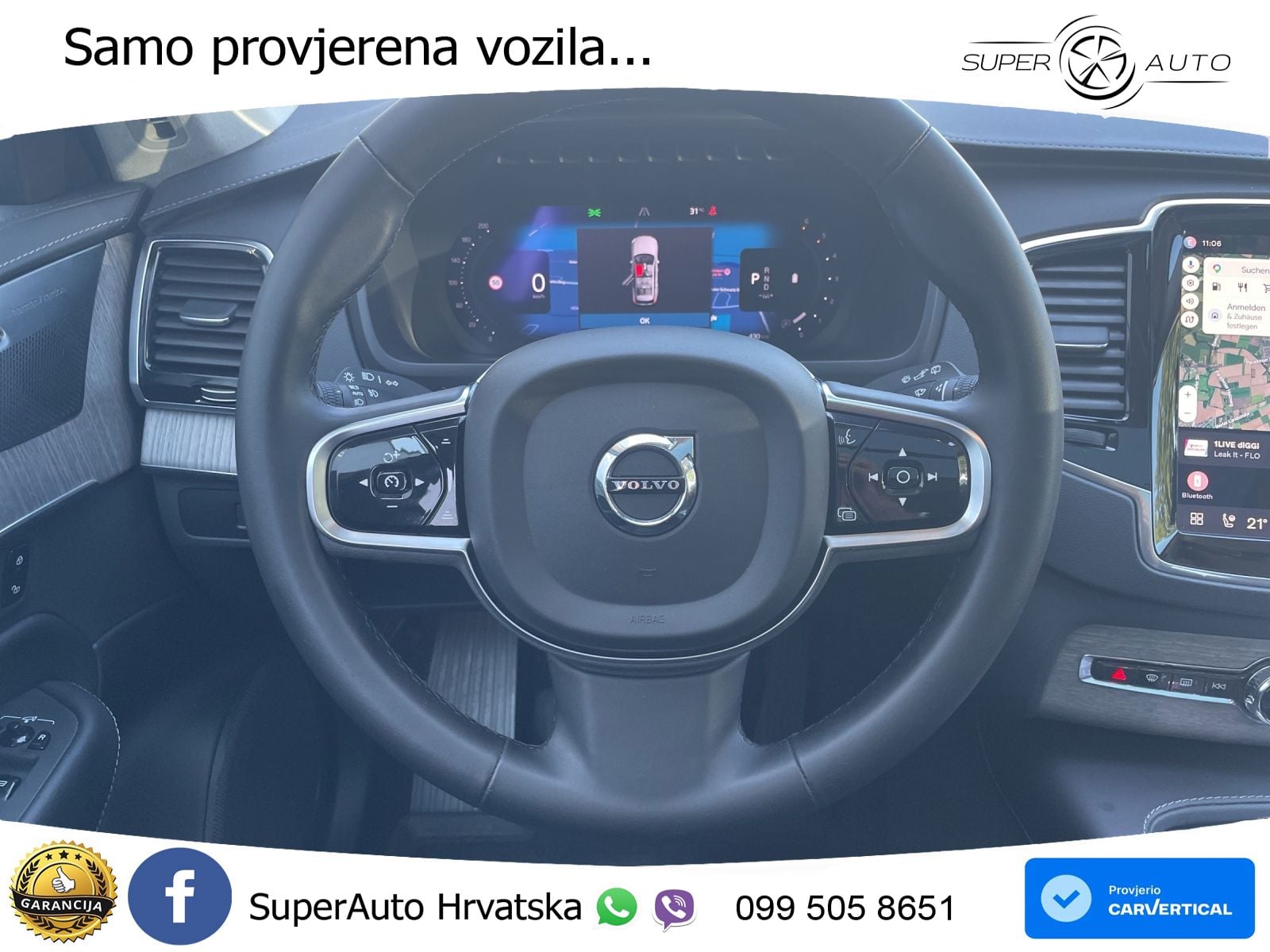 Volvo XC90 2.0 B5 Diesel AWD Automatic ZRAČNI+ACC+4xGR SJED+KAM