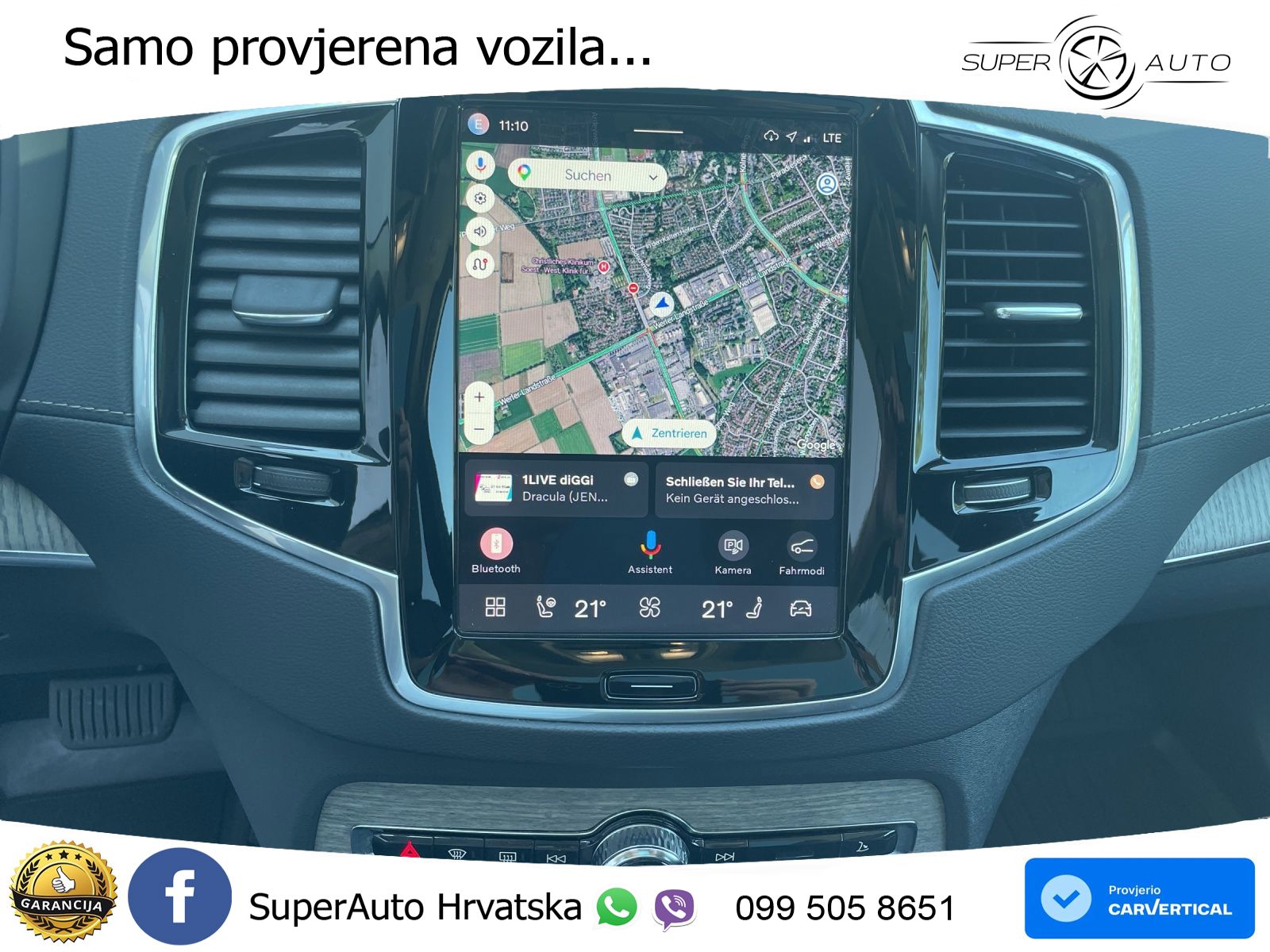 Volvo XC90 2.0 B5 Diesel AWD Automatic ZRAČNI+ACC+4xGR SJED+KAM