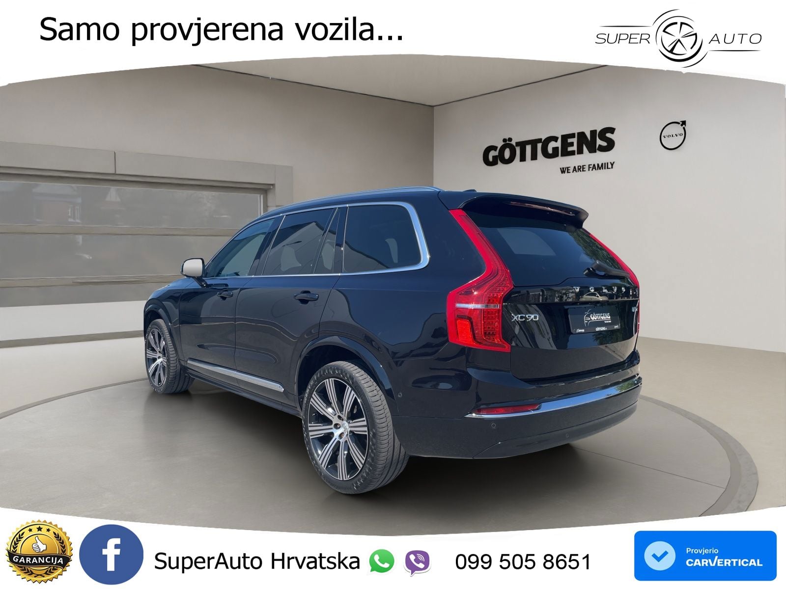 Volvo XC90 2.0 B5 Diesel AWD Automatic ZRAČNI+ACC+4xGR SJED+KAM
