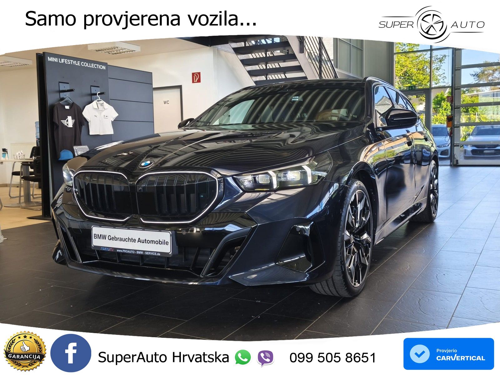 BMW 520i Touring (208 KS) Steptronic M Sport ACC+HEAD+GR SJED+360+PANO