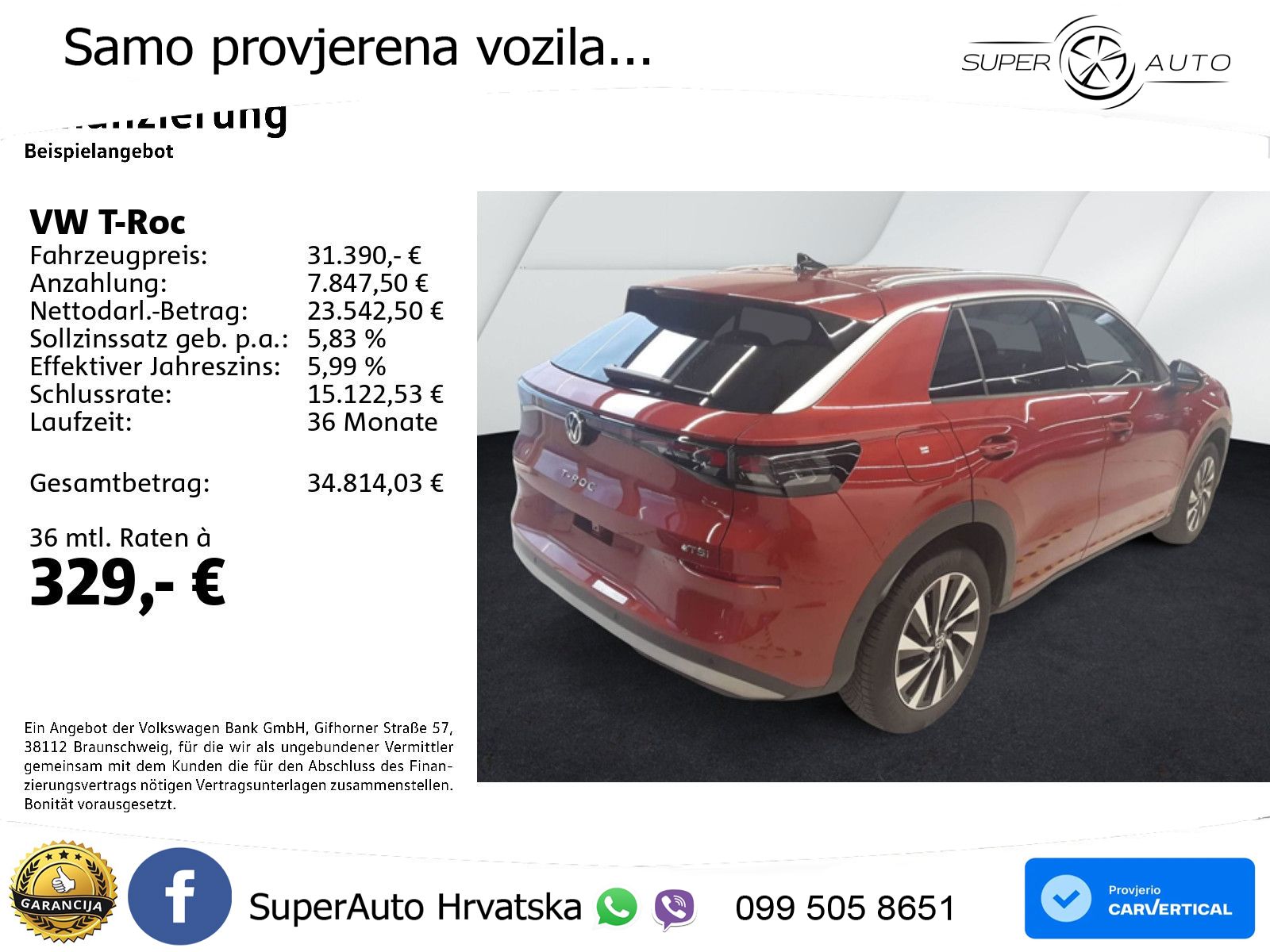 Volkswagen T-Roc 1.5 eTSI (150 KS)  DSG LED+GR SJED+ACC