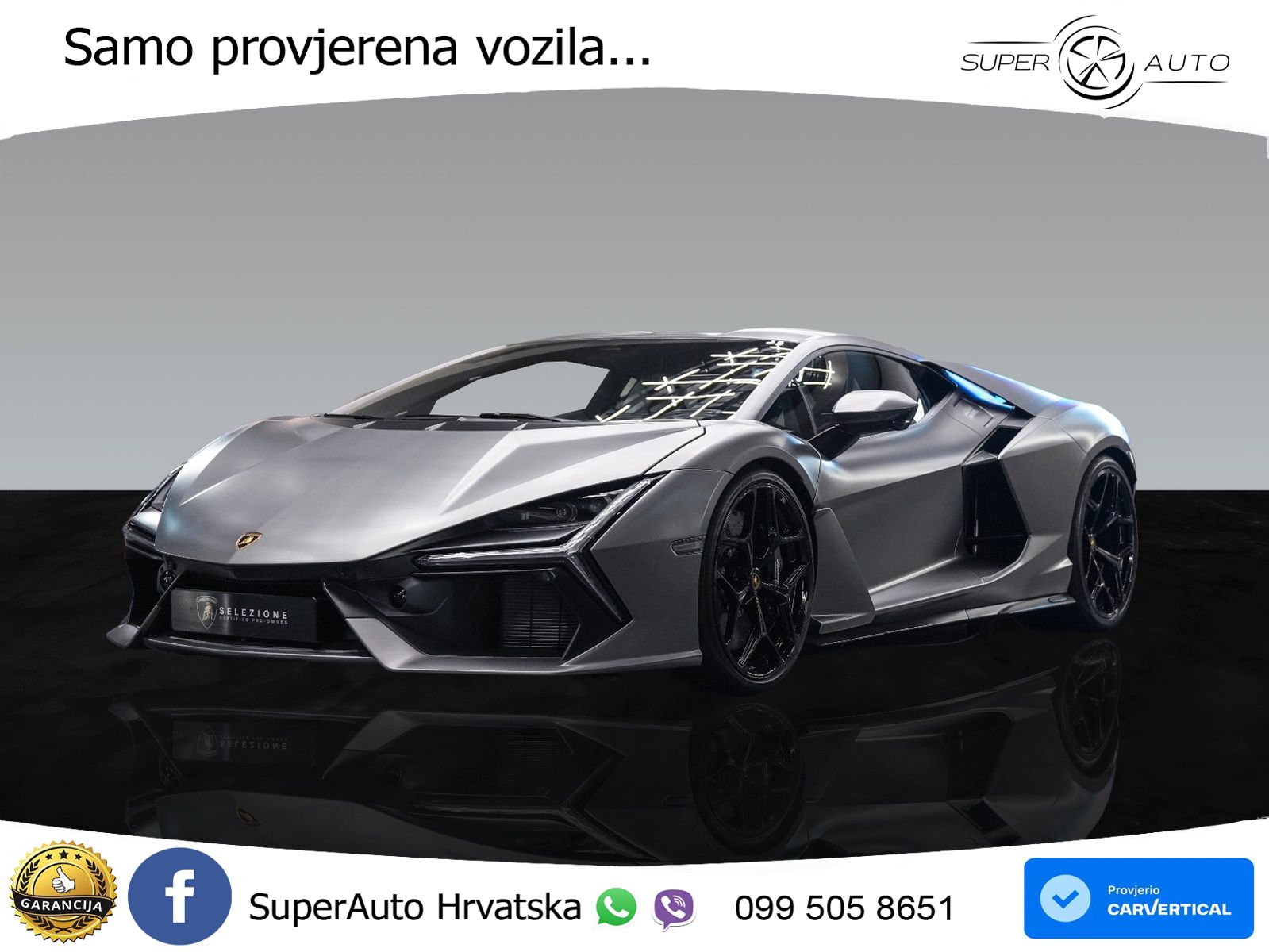 Lamborghini Revuelto 6.5 V12 (1015 KS) 4WD DCT LED+GR SJED+ACC
