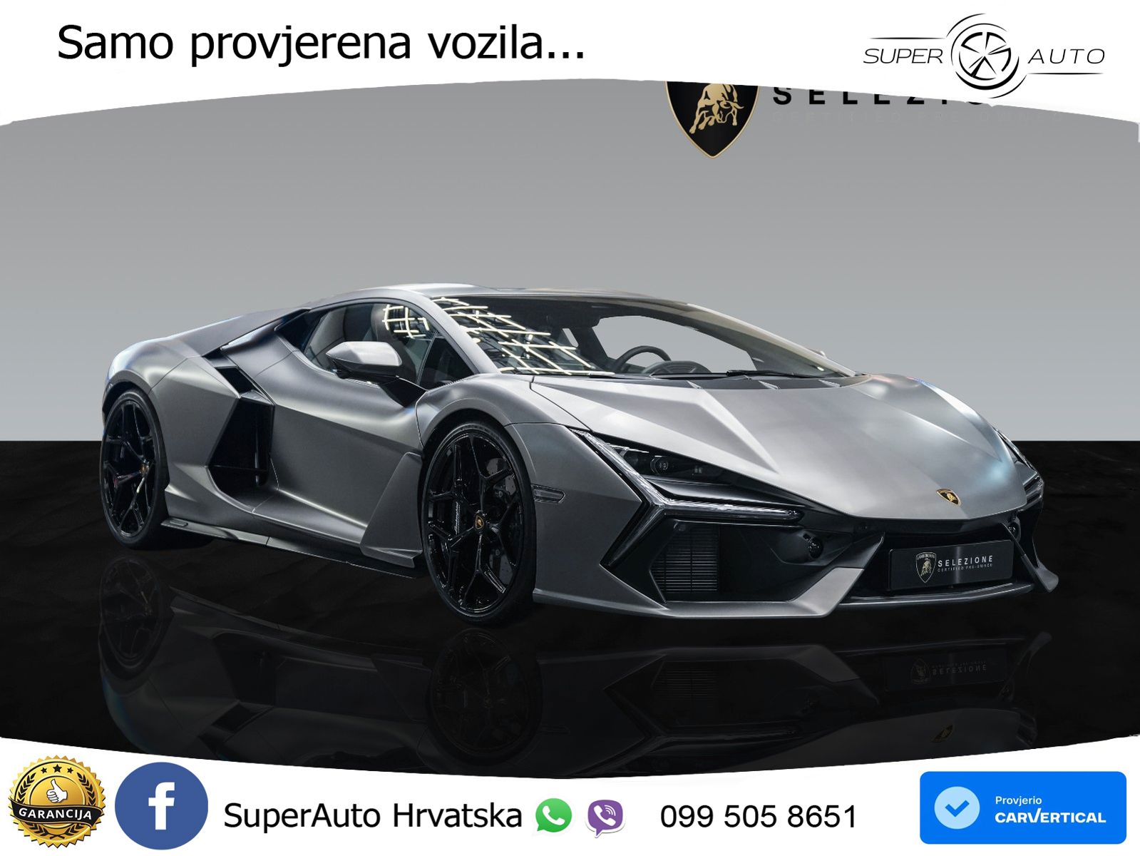 Lamborghini Revuelto 6.5 V12 (1015 KS) 4WD DCT LED+GR SJED+ACC