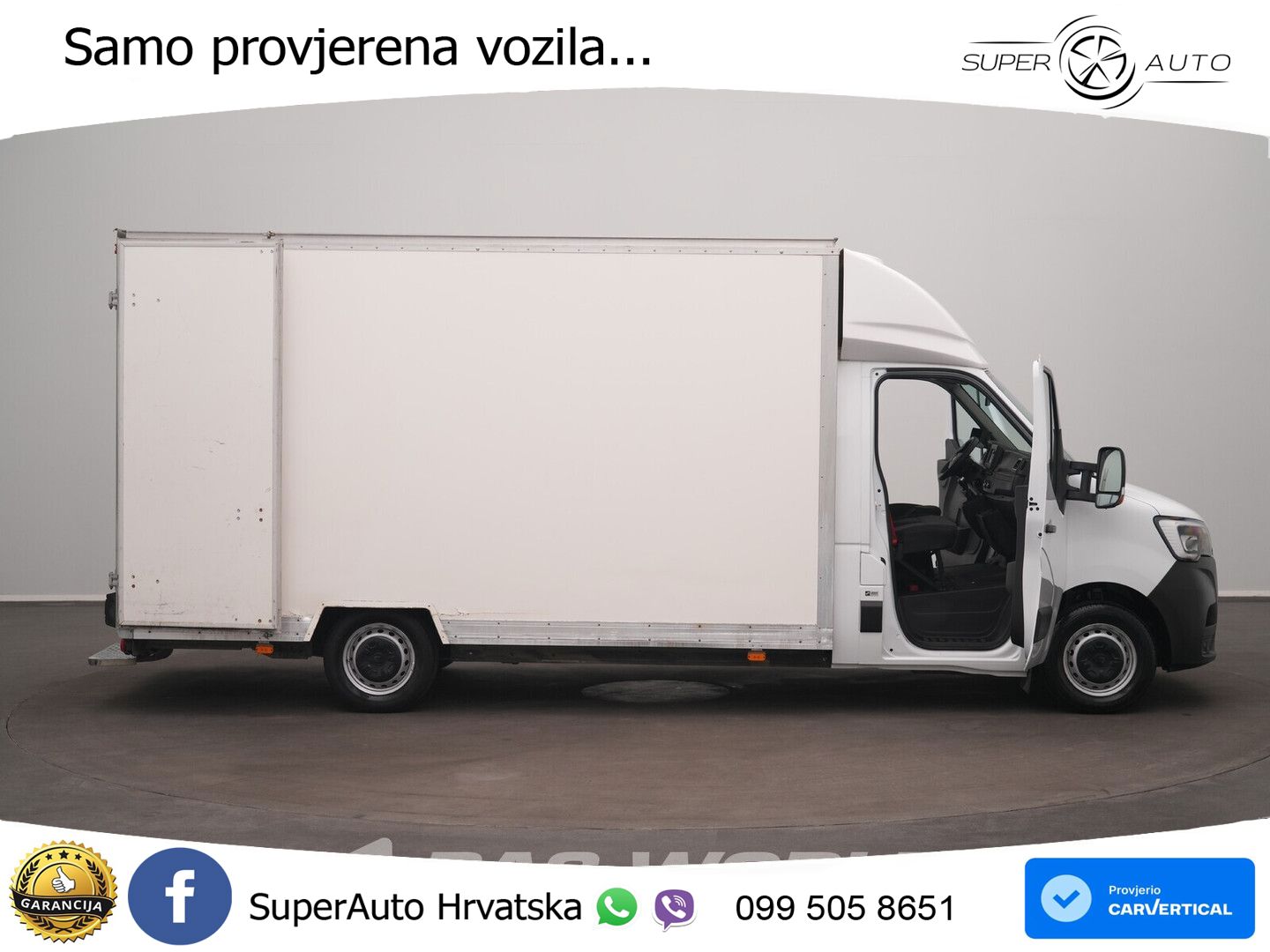 Renault Master 145PK Lowliner Bakwagen LED Navi Airco Cr 145 KS